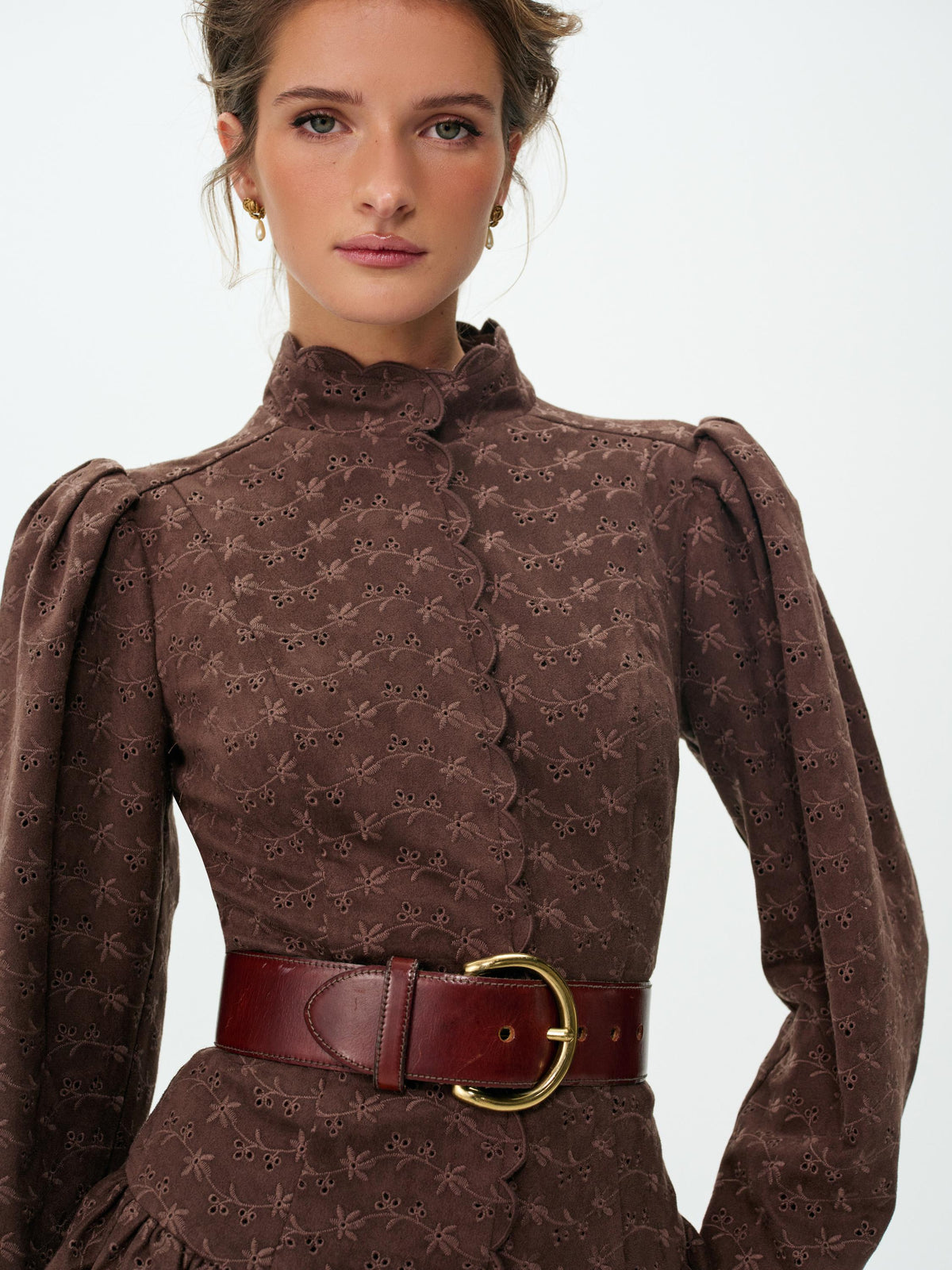 Sandy Mini Dress - Brown
