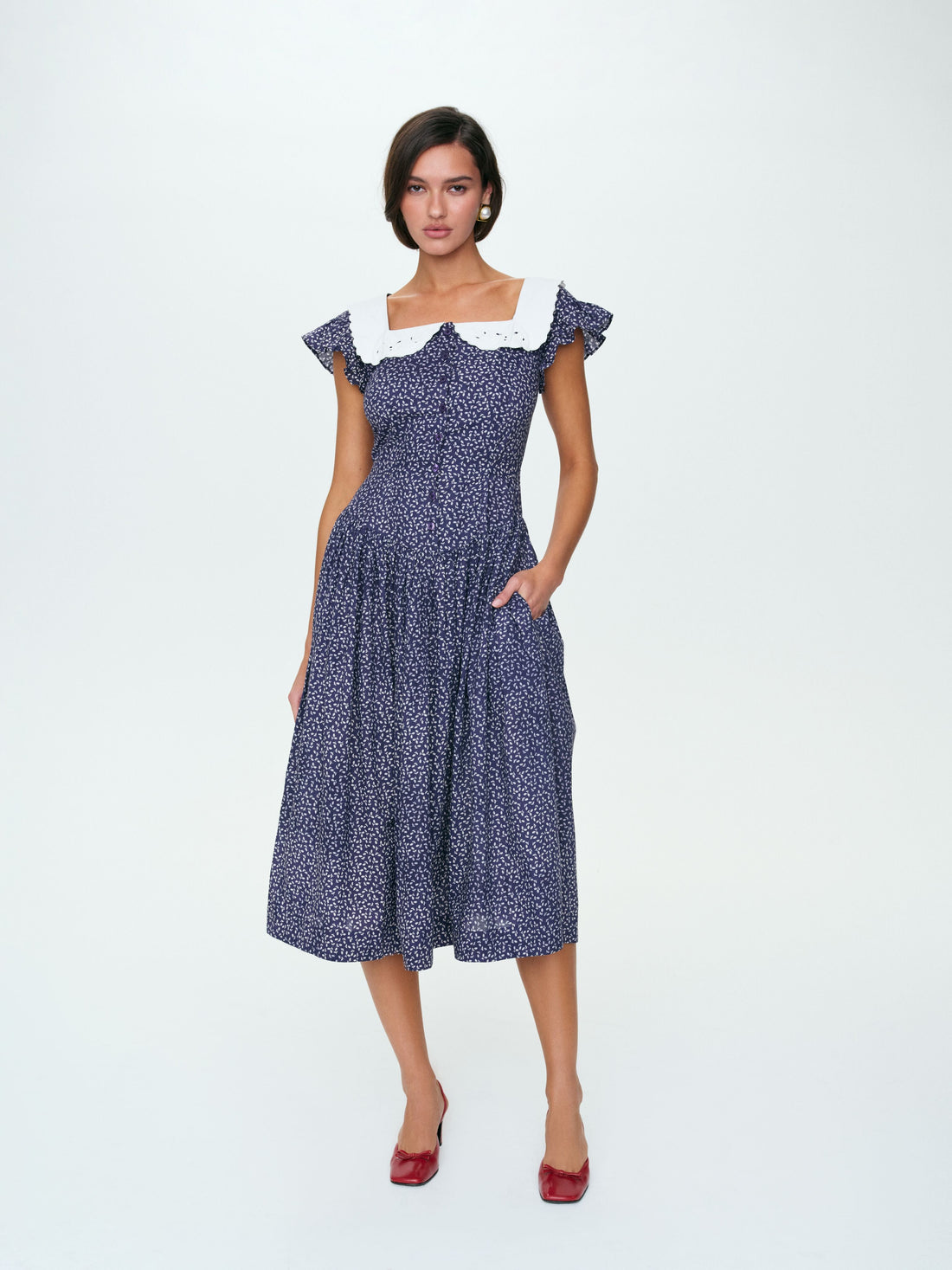 Lara Ann Ditsy Midi Dress