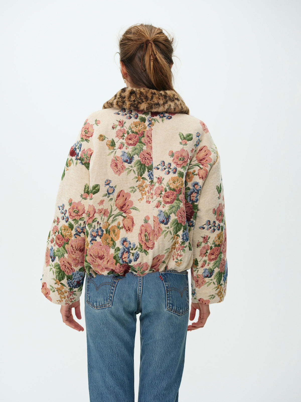 Betsy Floral Jacket - Cream