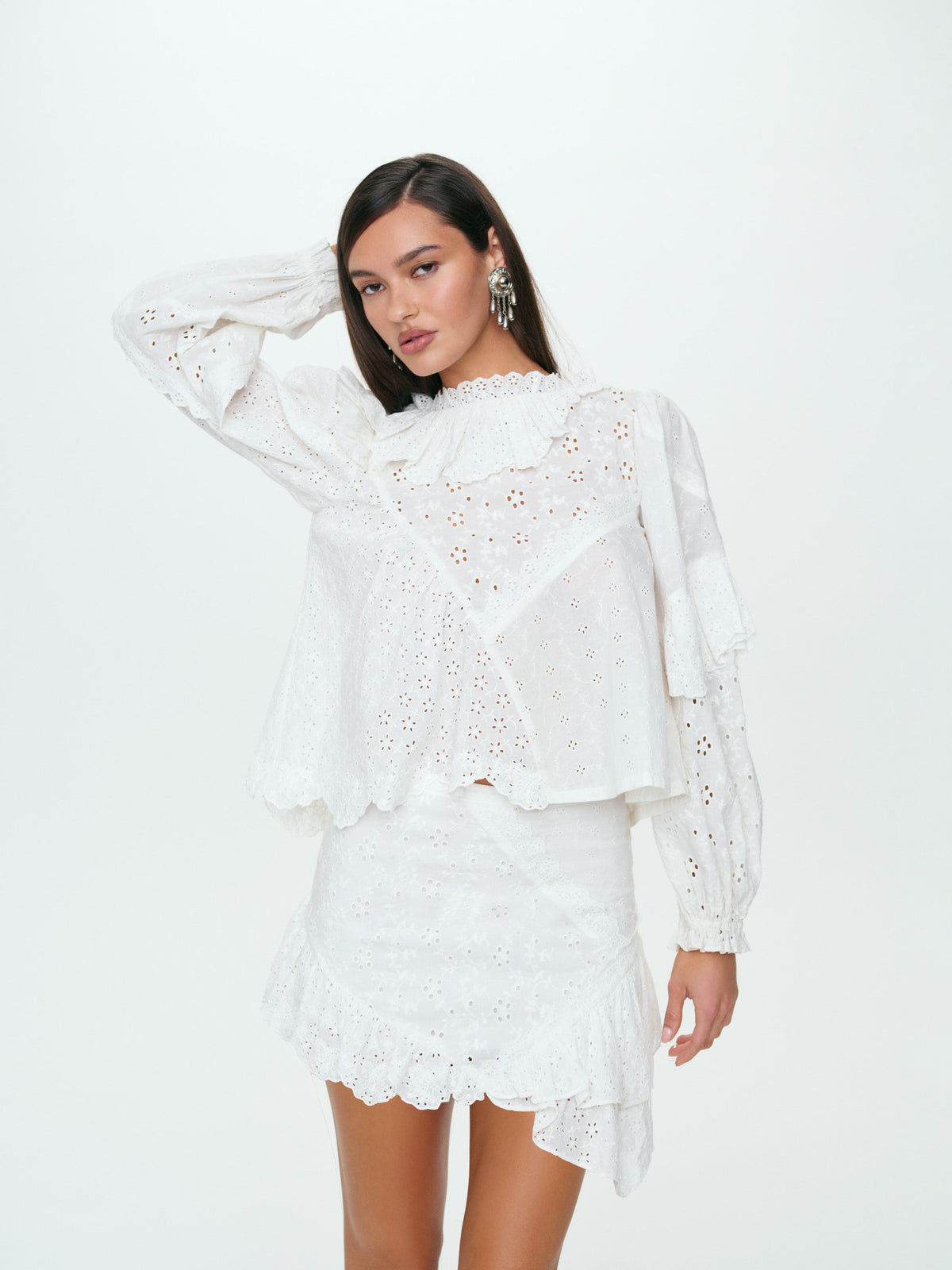 Lola Mini Skirt - White