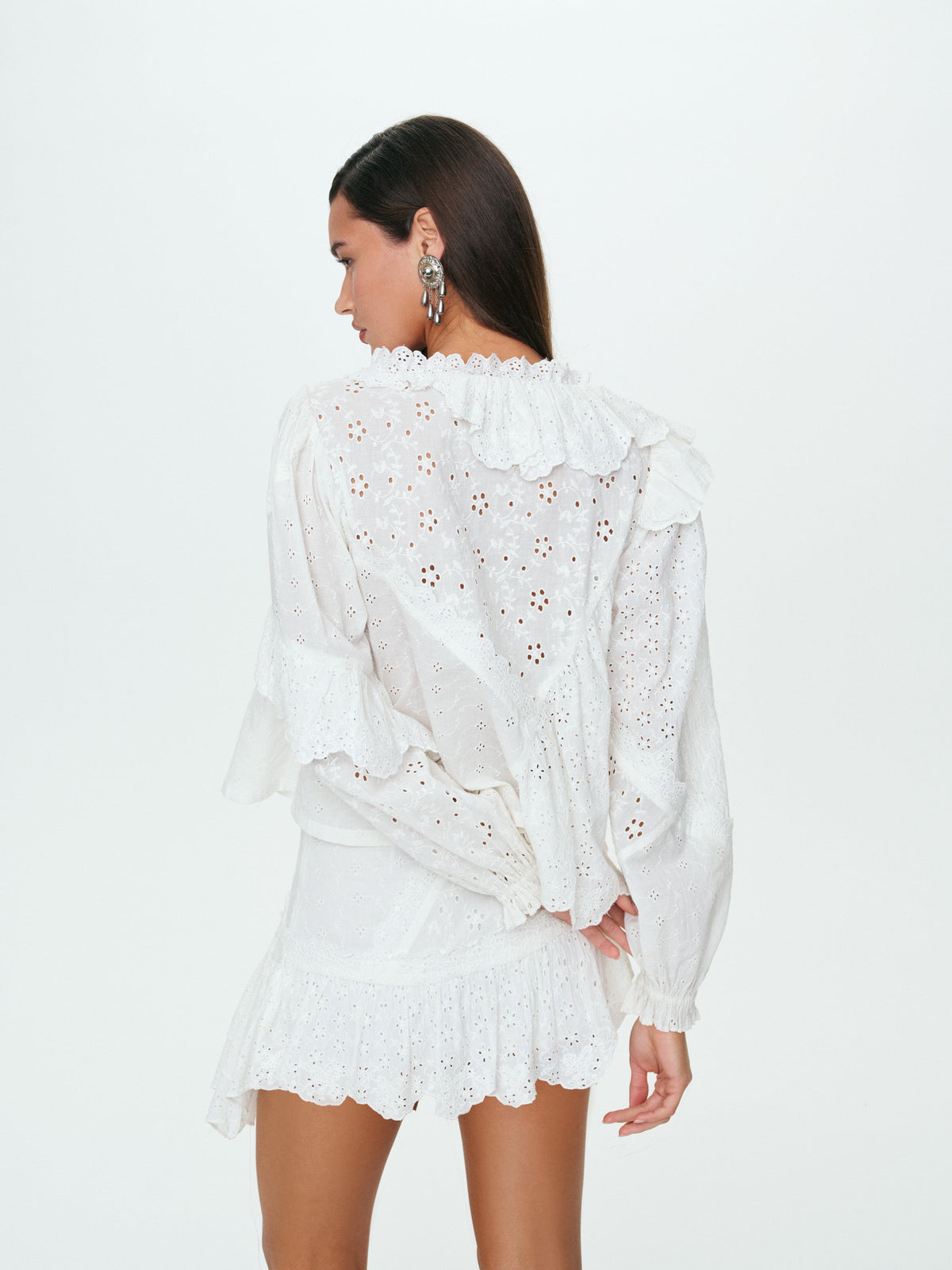 Lola Mini Skirt - White