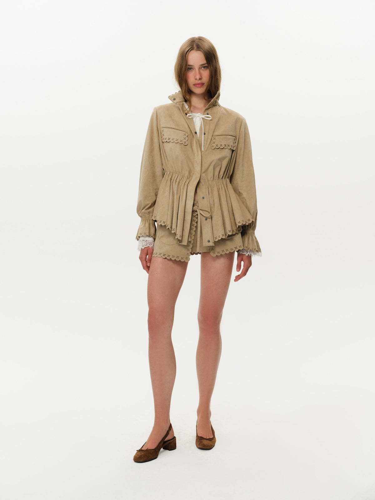Mellie Shorts - Tan