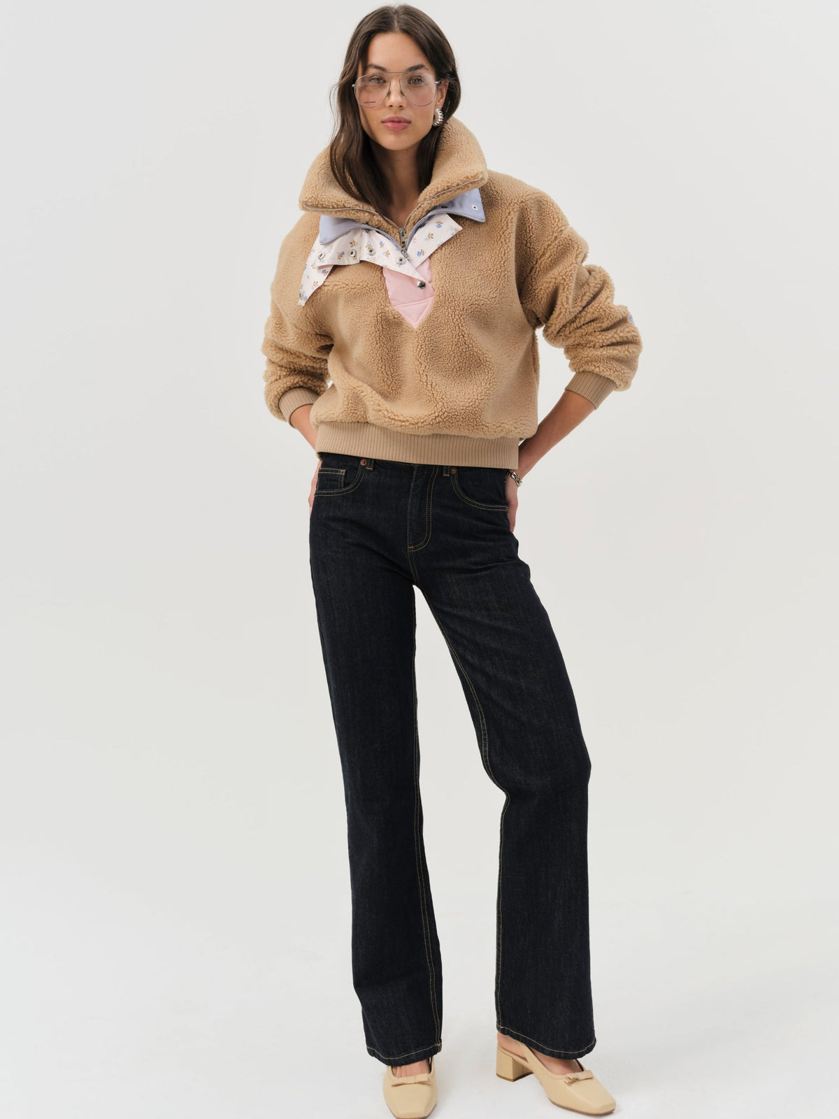 Caitlyn Pullover Sweater - CAMEL