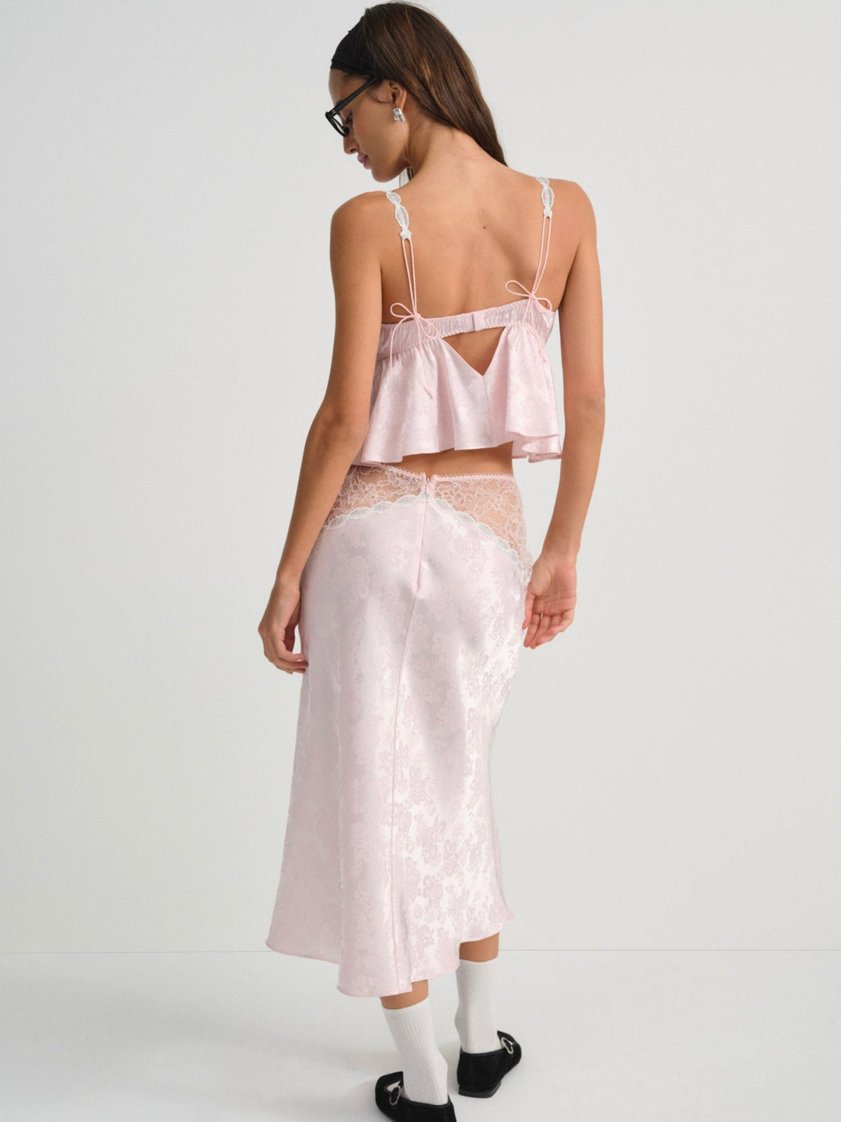 Camilla Midi Skirt - Pink