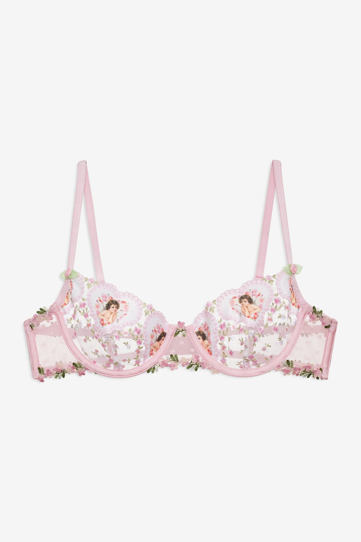 Cherub Love Underwire Bra - Pink