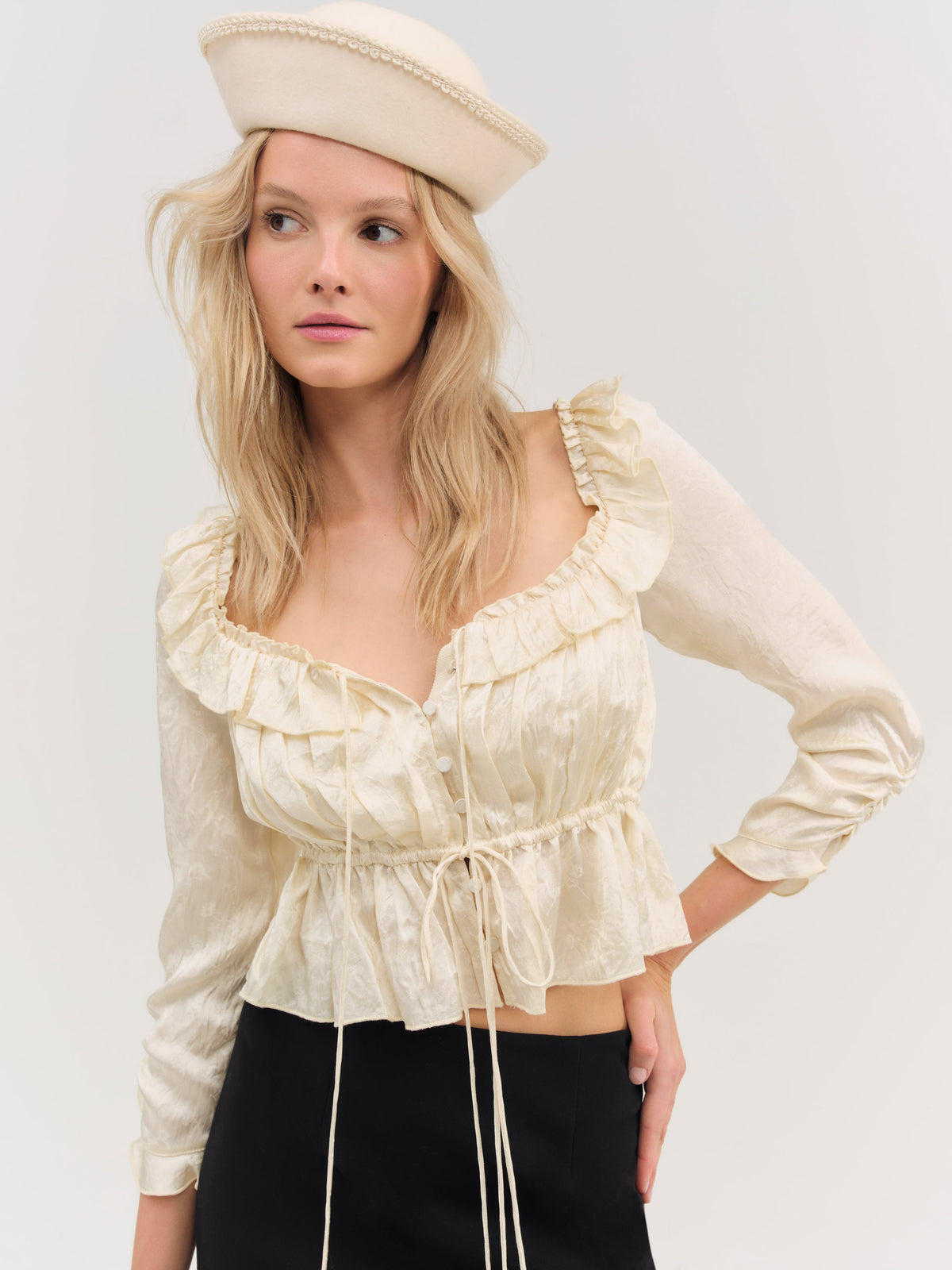 Clarissa Top - Cream