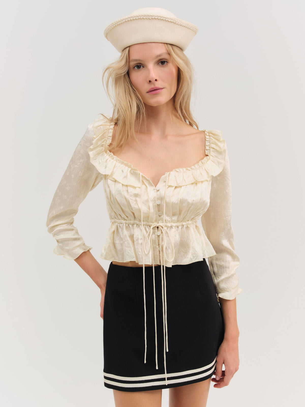 Clarissa Top - Cream