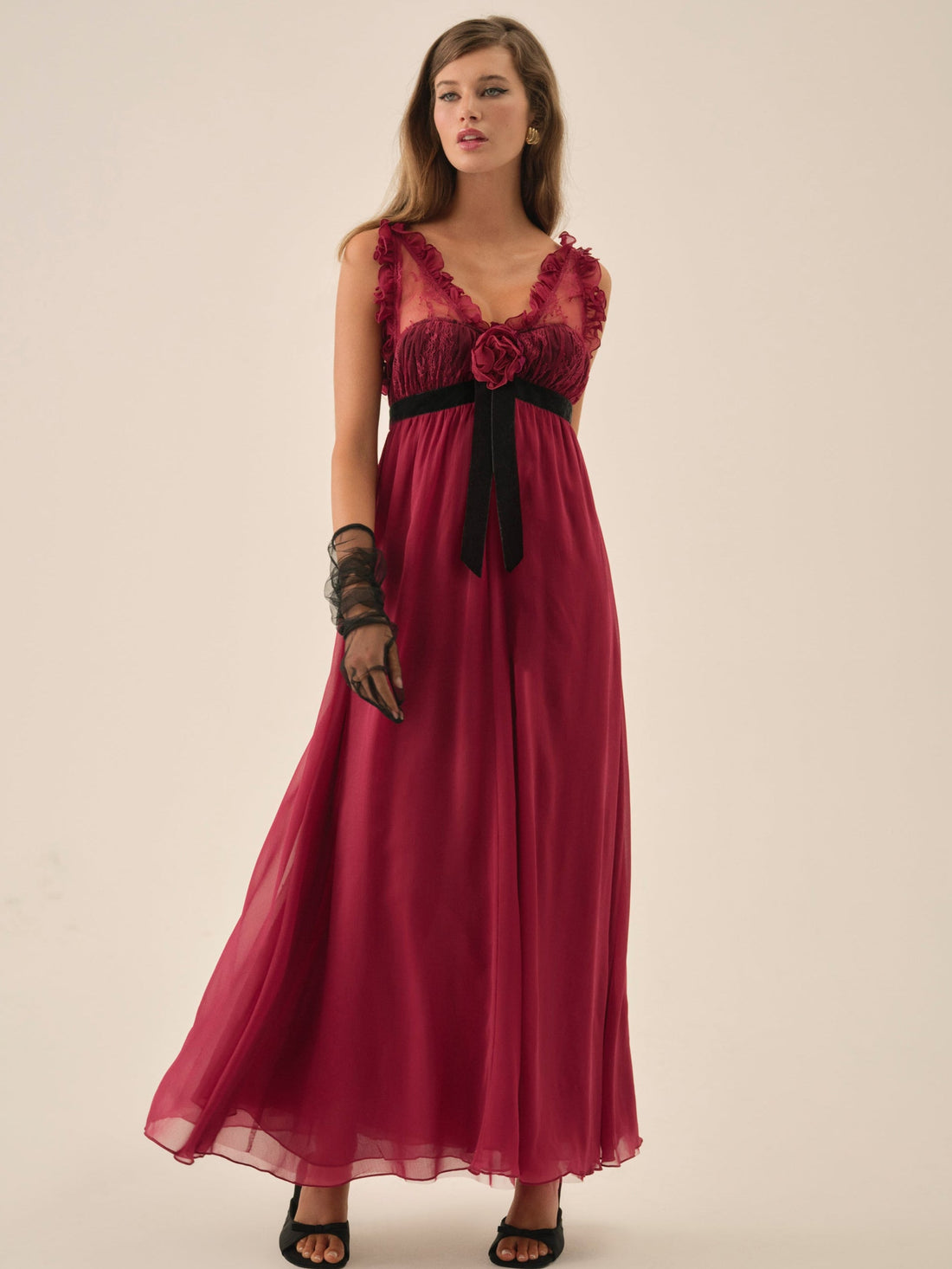 Claudine Chiffon Maxi Dress