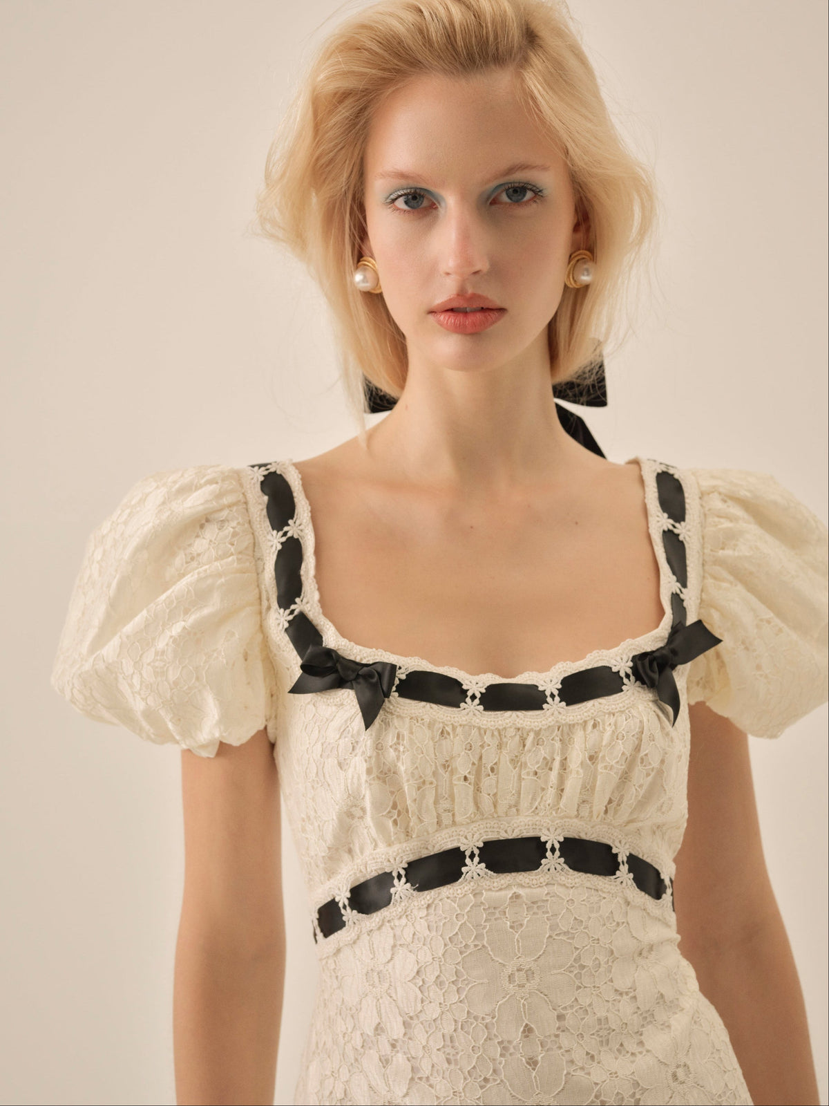 Creampuff Lace Maxi Dress - Cream