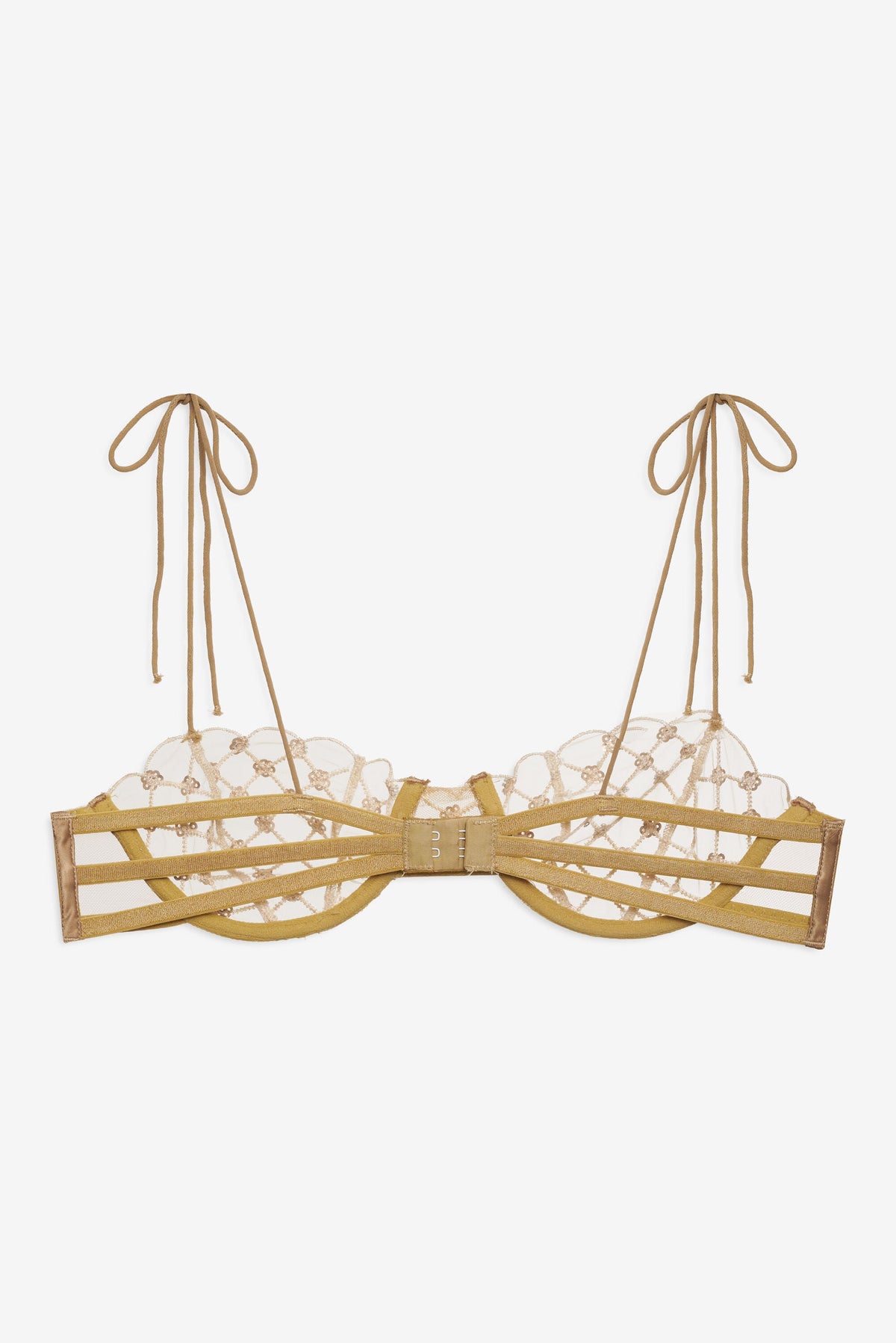 Dazzle Me Underwire Bra - Gold