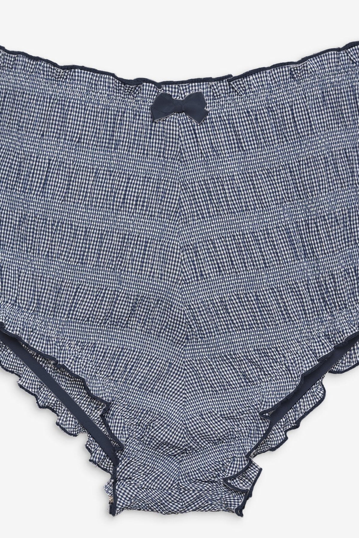 Denim Hearts Bloomer Short - Blue