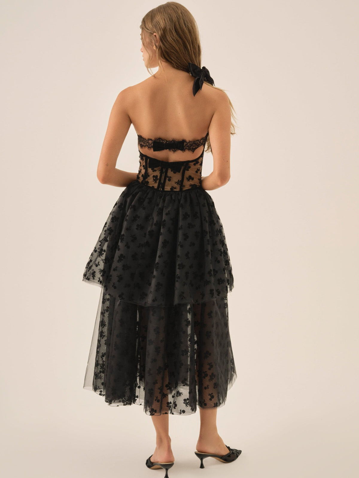 Dionne Midi Dress - Black