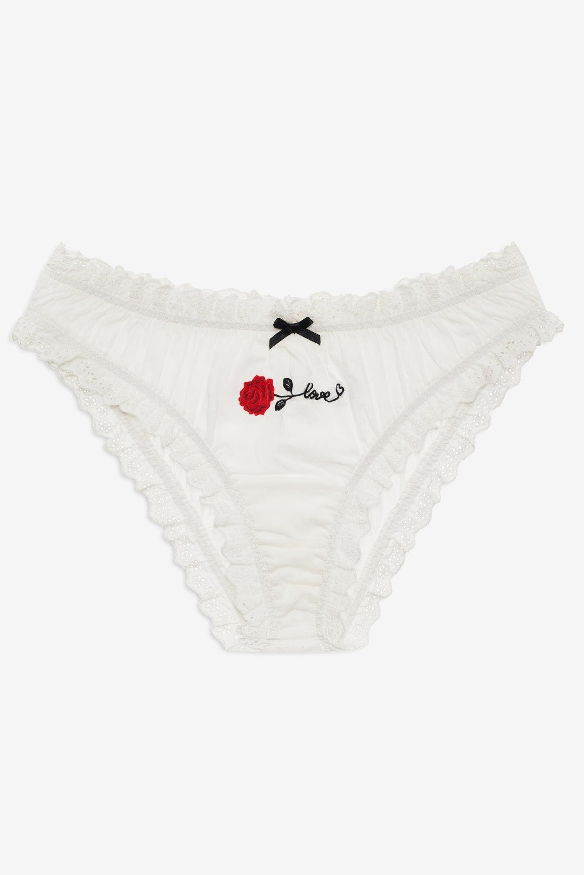 Ella Cheeky Panty - White