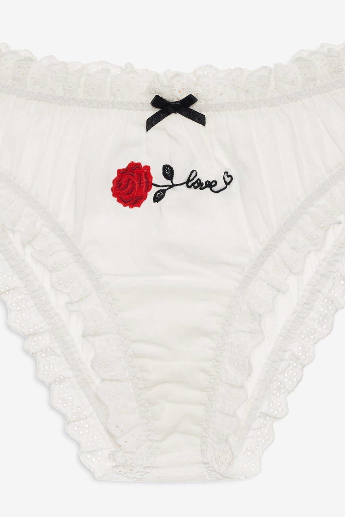 Ella Cheeky Panty - White