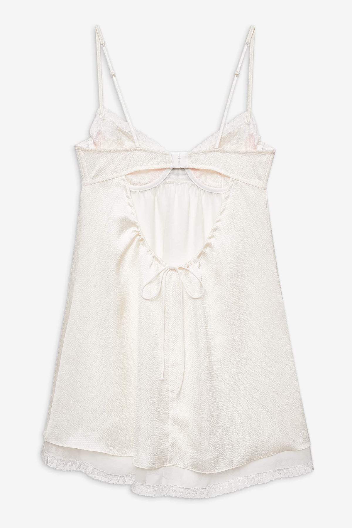 Evie Floral Slip Dress - Cream