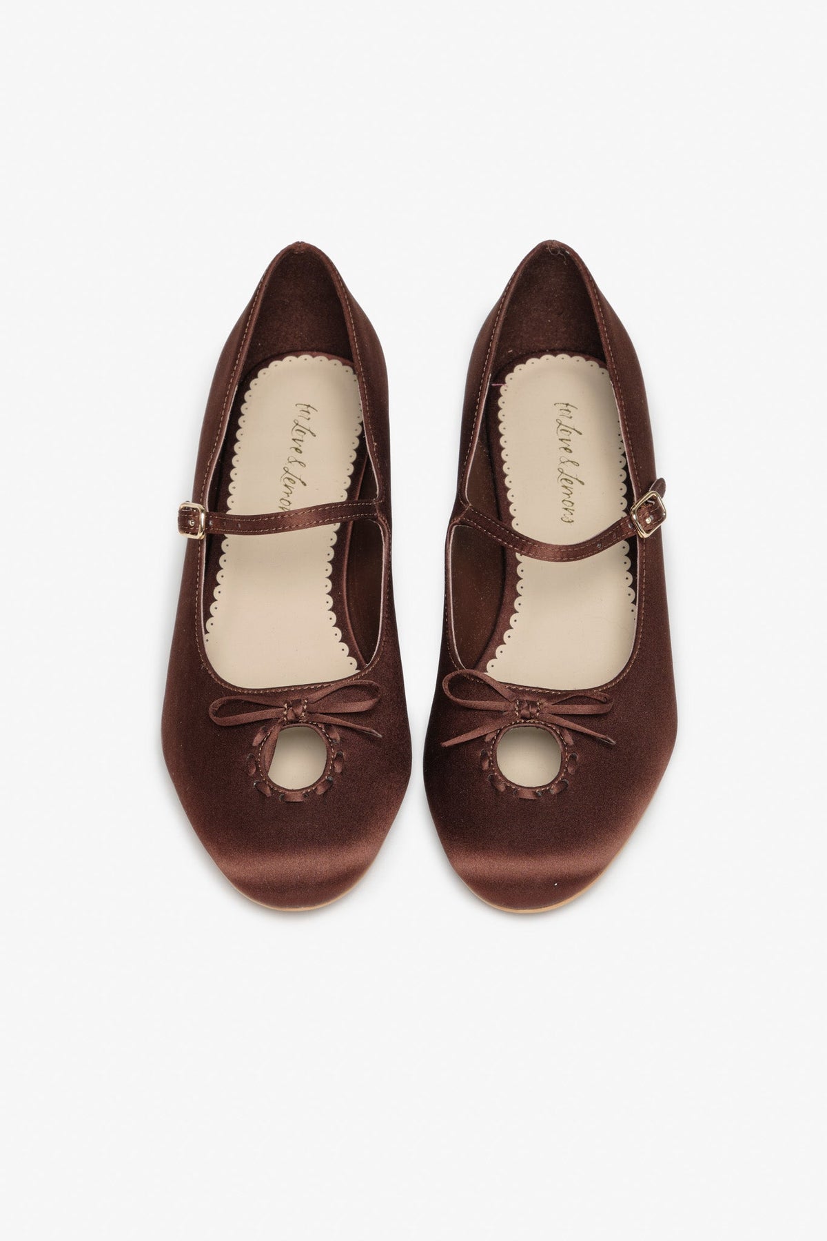 Annie Ribbon Cut Out Heel - Brown