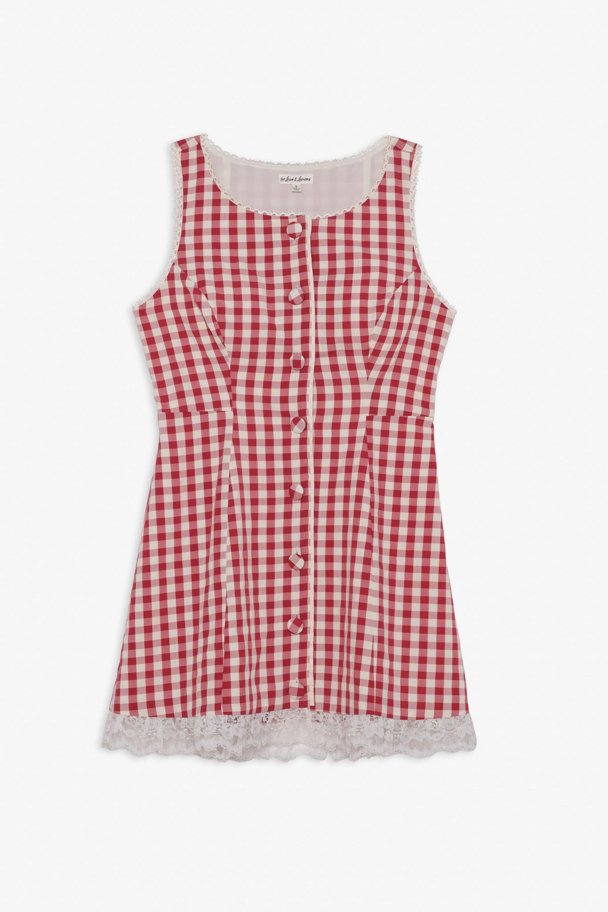 Venus Mini Dress - Red Gingham