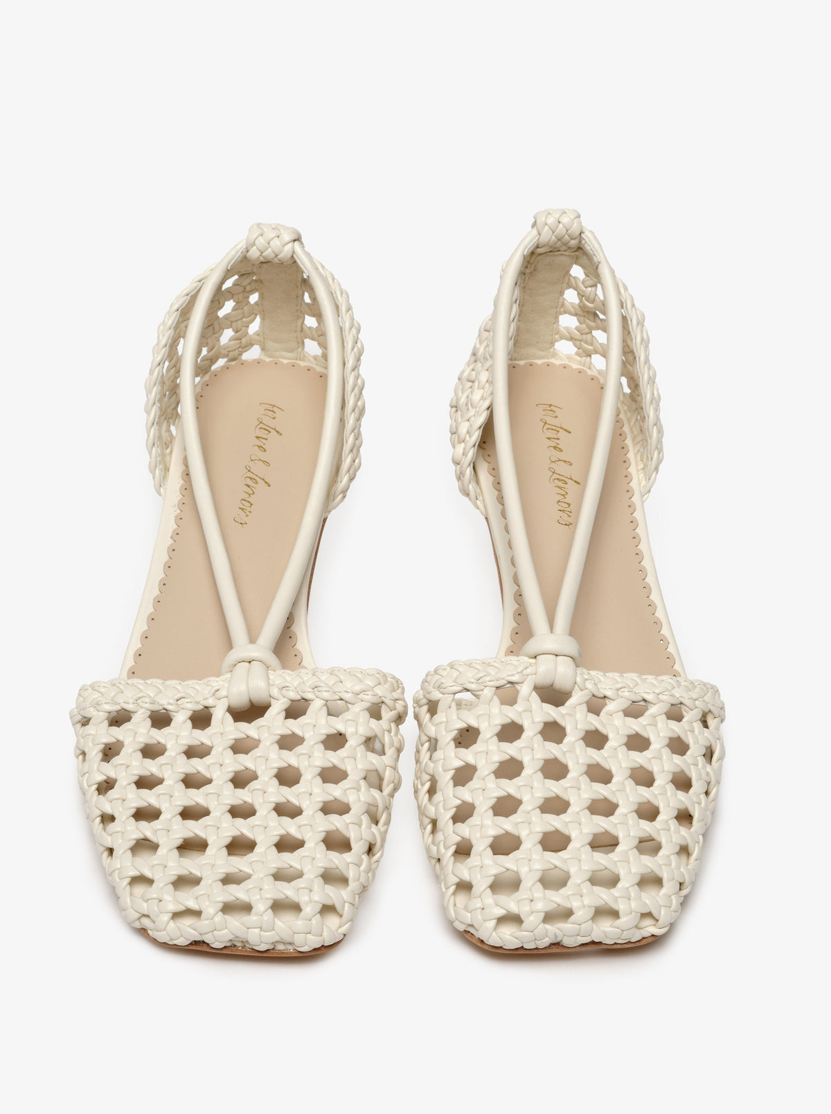Marley Woven Heel - Cream