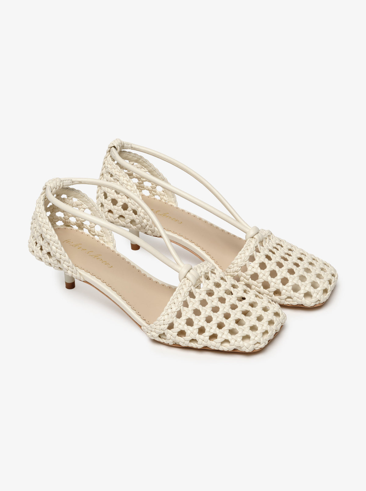 Marley Woven Heel - Cream