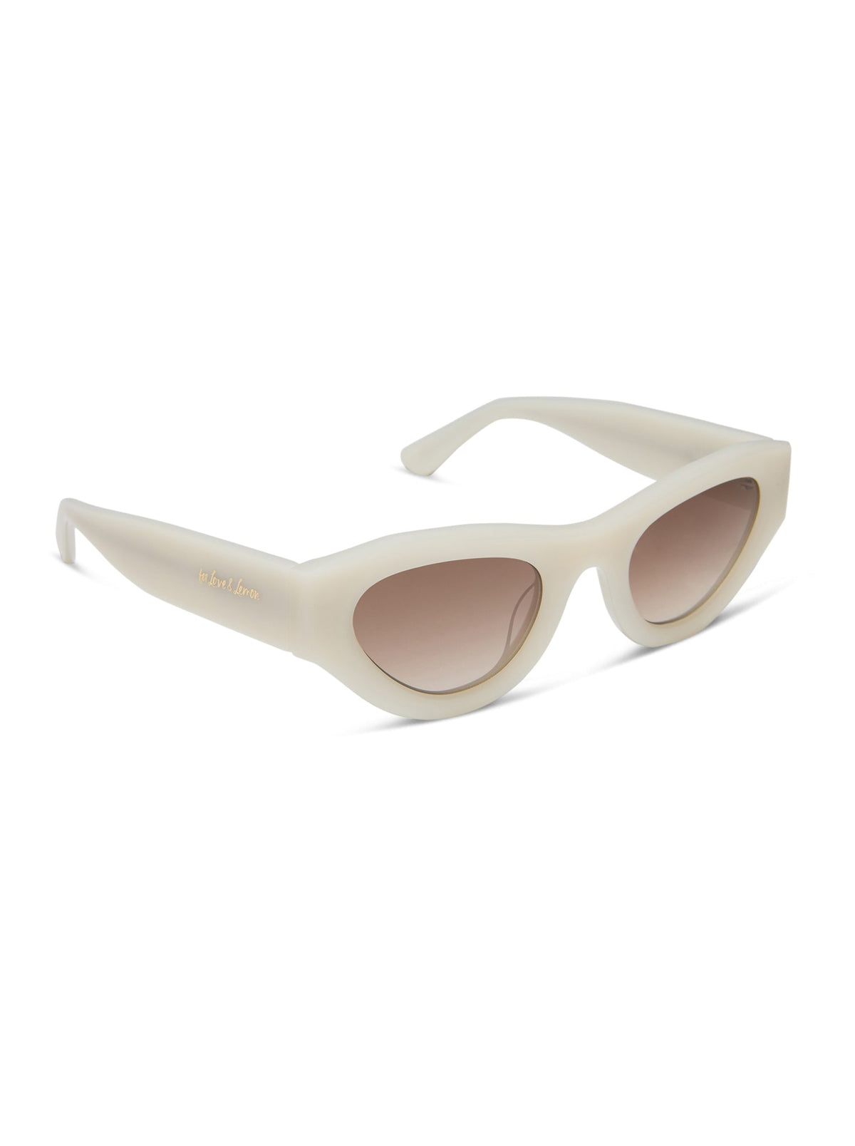 Lucy Cat-Eye Sunglasses - Cream