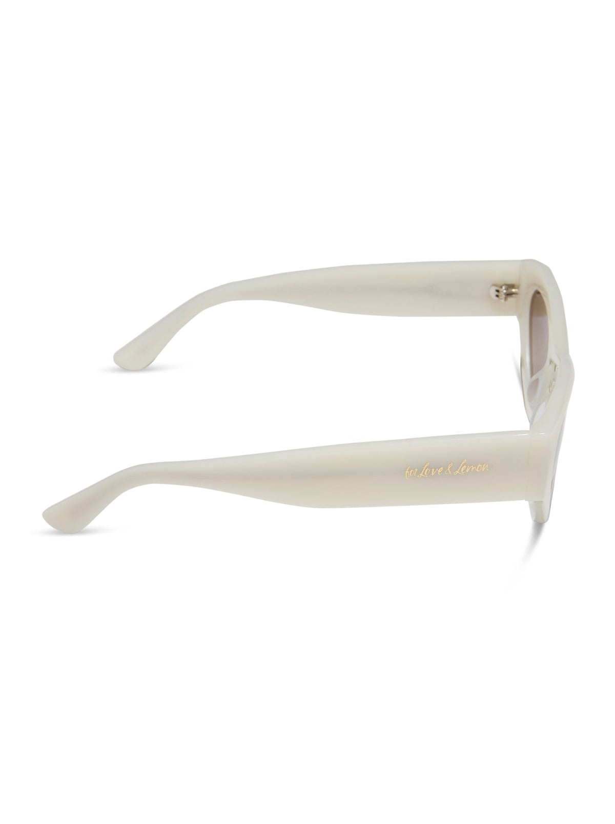 Lucy Cat-Eye Sunglasses - Cream