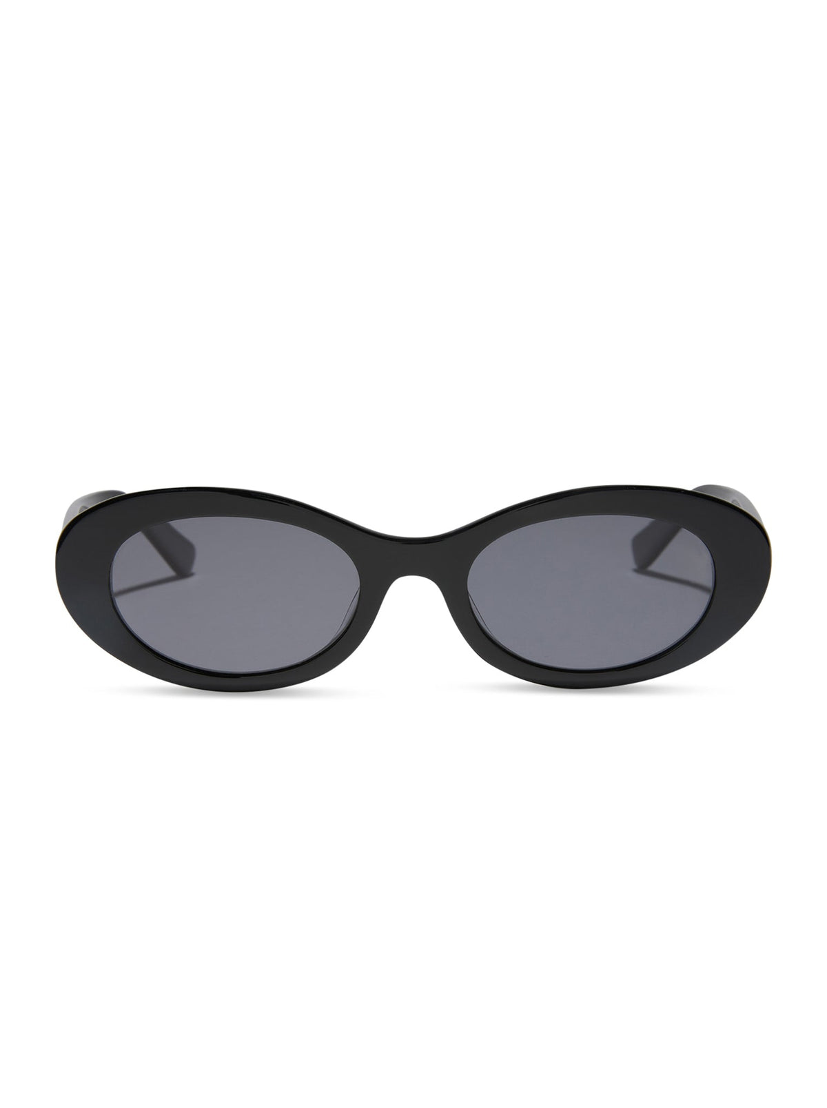 Sabrina Oval Sunglasses - Black