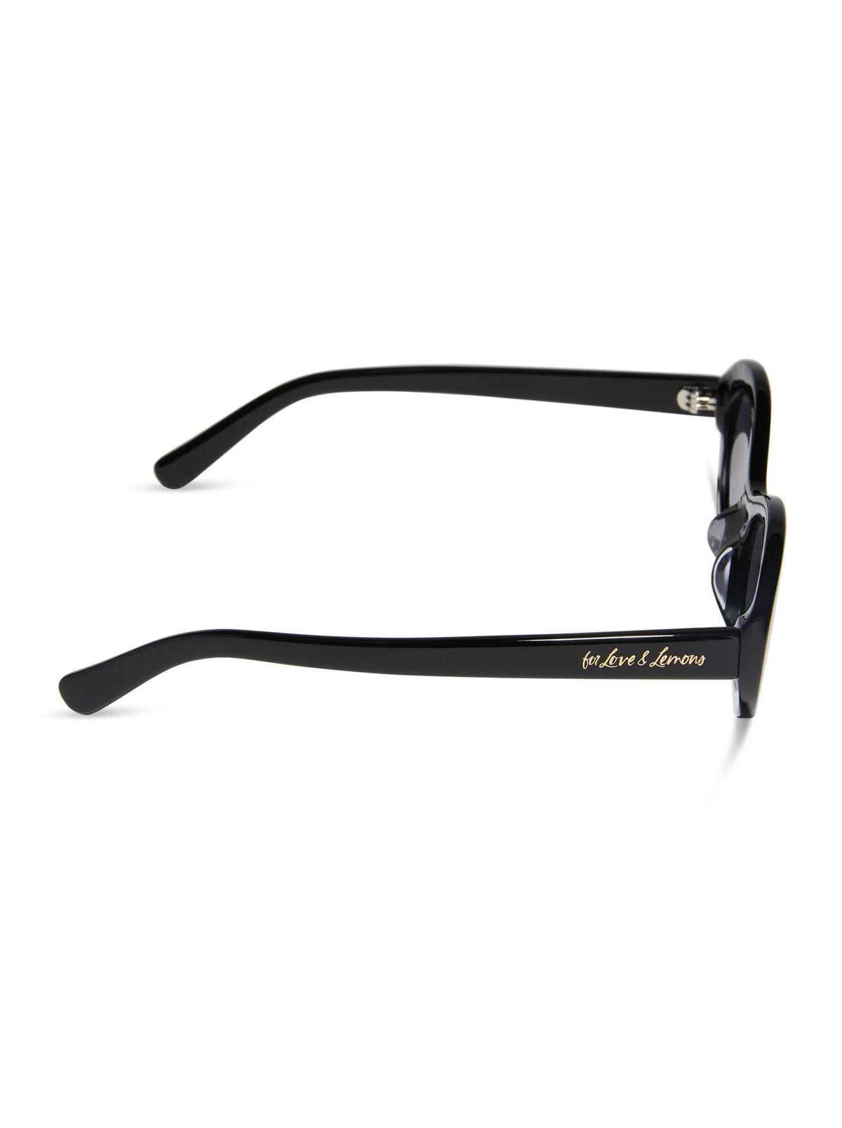 Sabrina Oval Sunglasses - Black