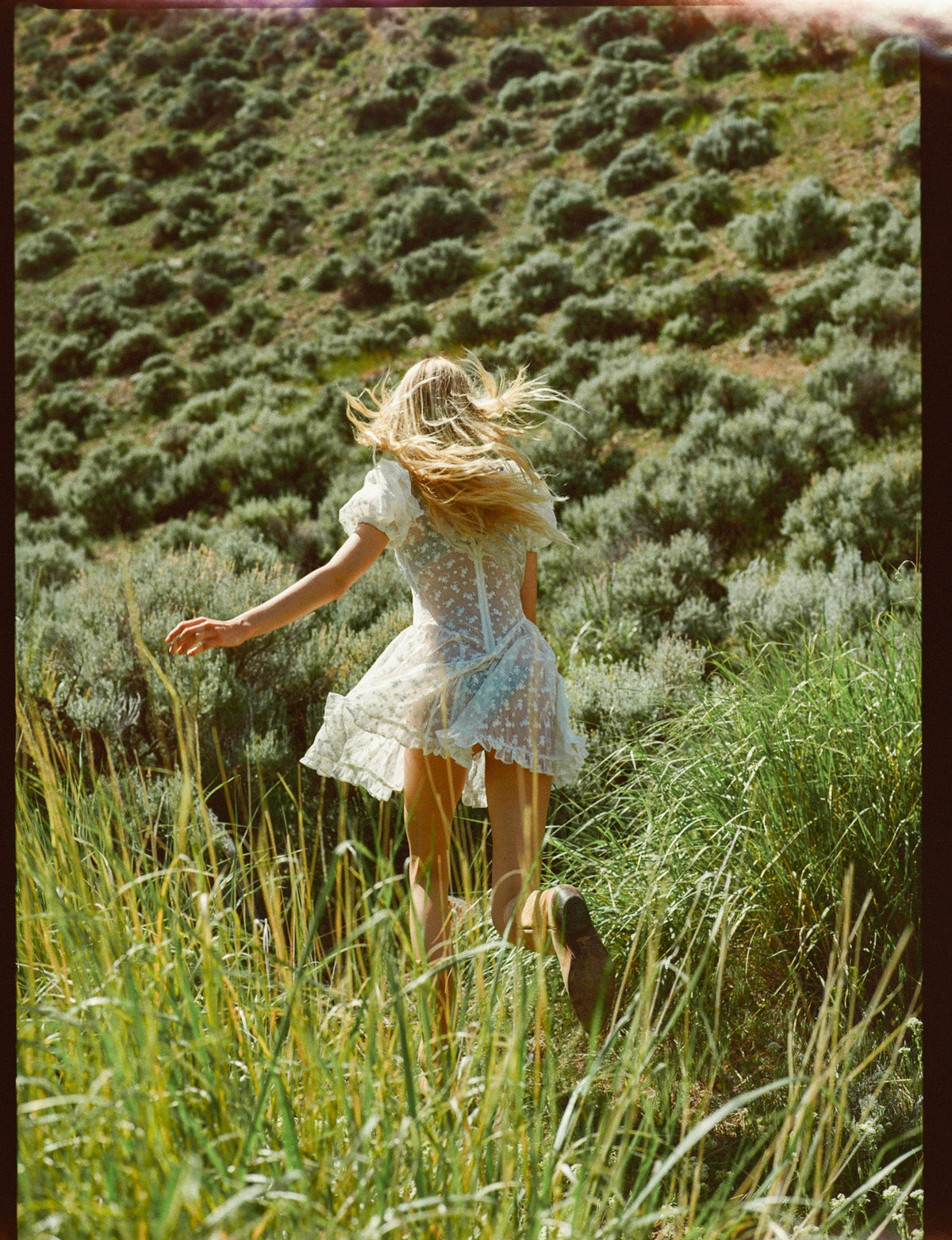 Hamptons Eyelet Mini Dress - Cream