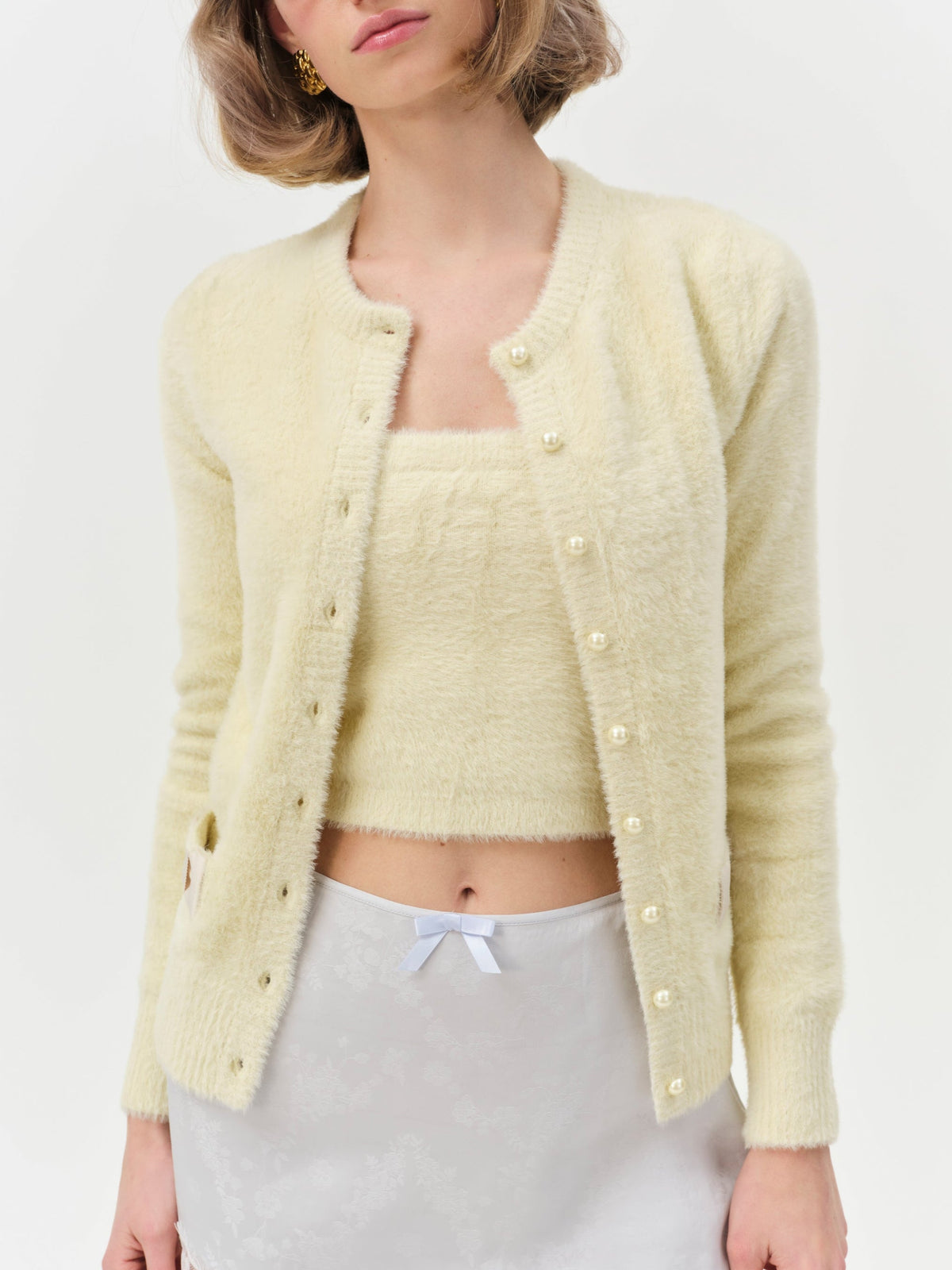 Harper Cardigan - Yellow