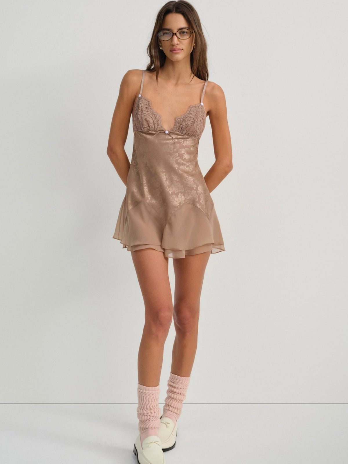 Holly Slip Dress - Chocolate