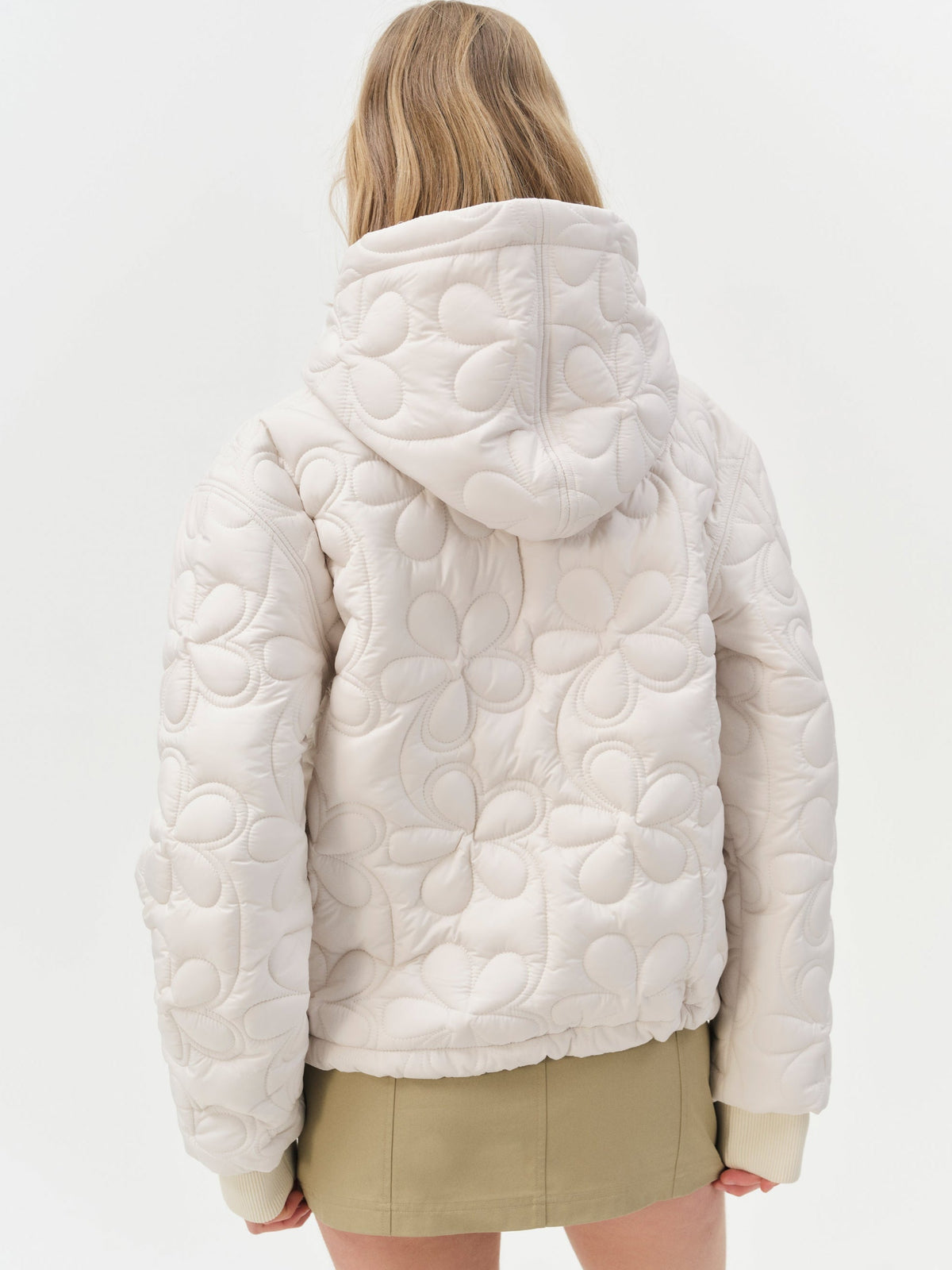 Isabel Quilted Puffer Jacket - Cream