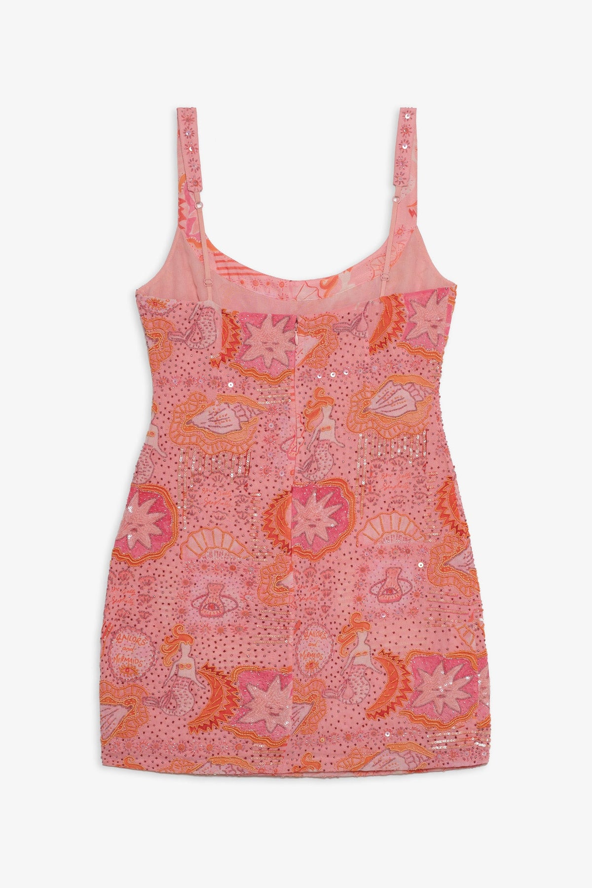 Tide Pool Mini Dress - Apricot