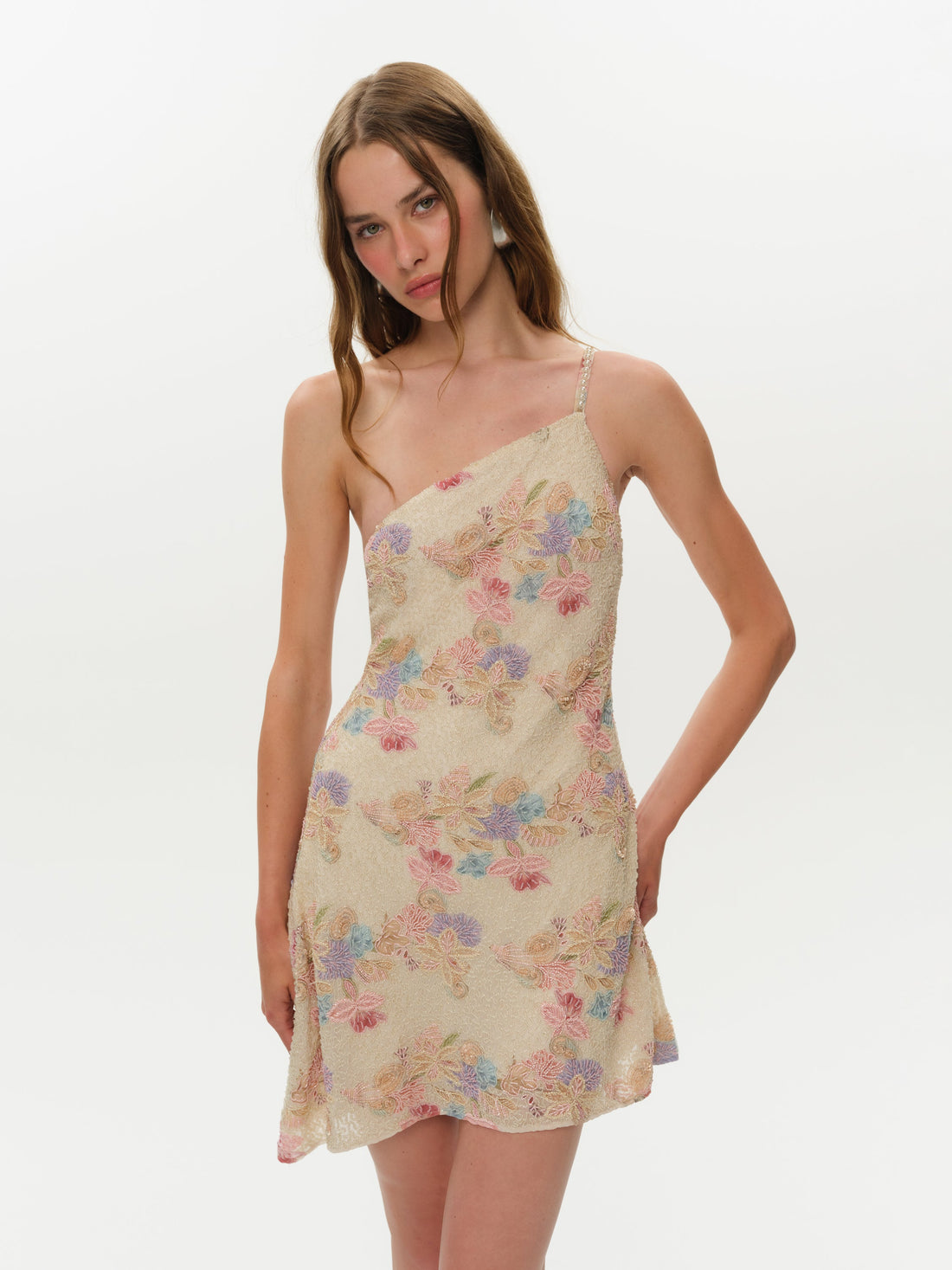 Lulu Shell Beaded Mini Dress