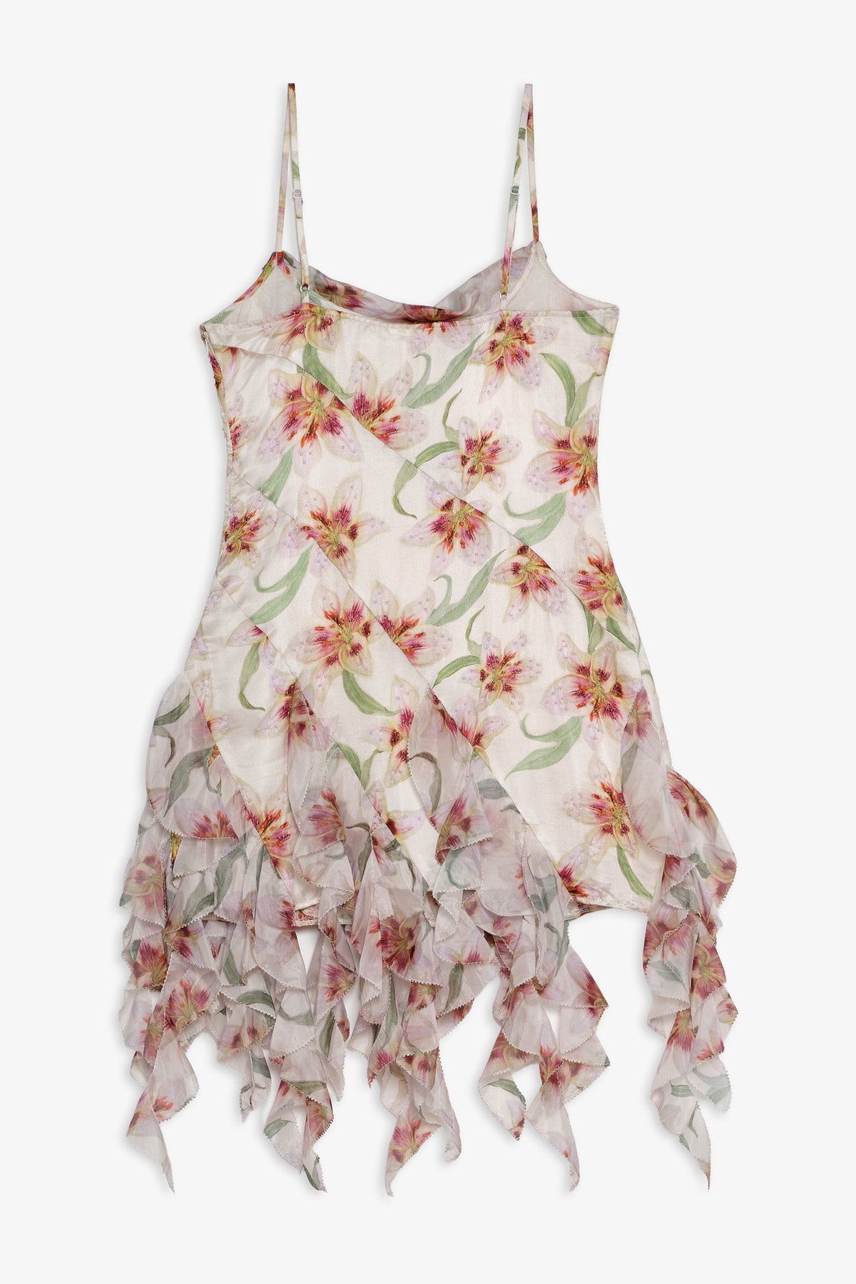 Sunrise Lily Beaded Mini Dress - Cream