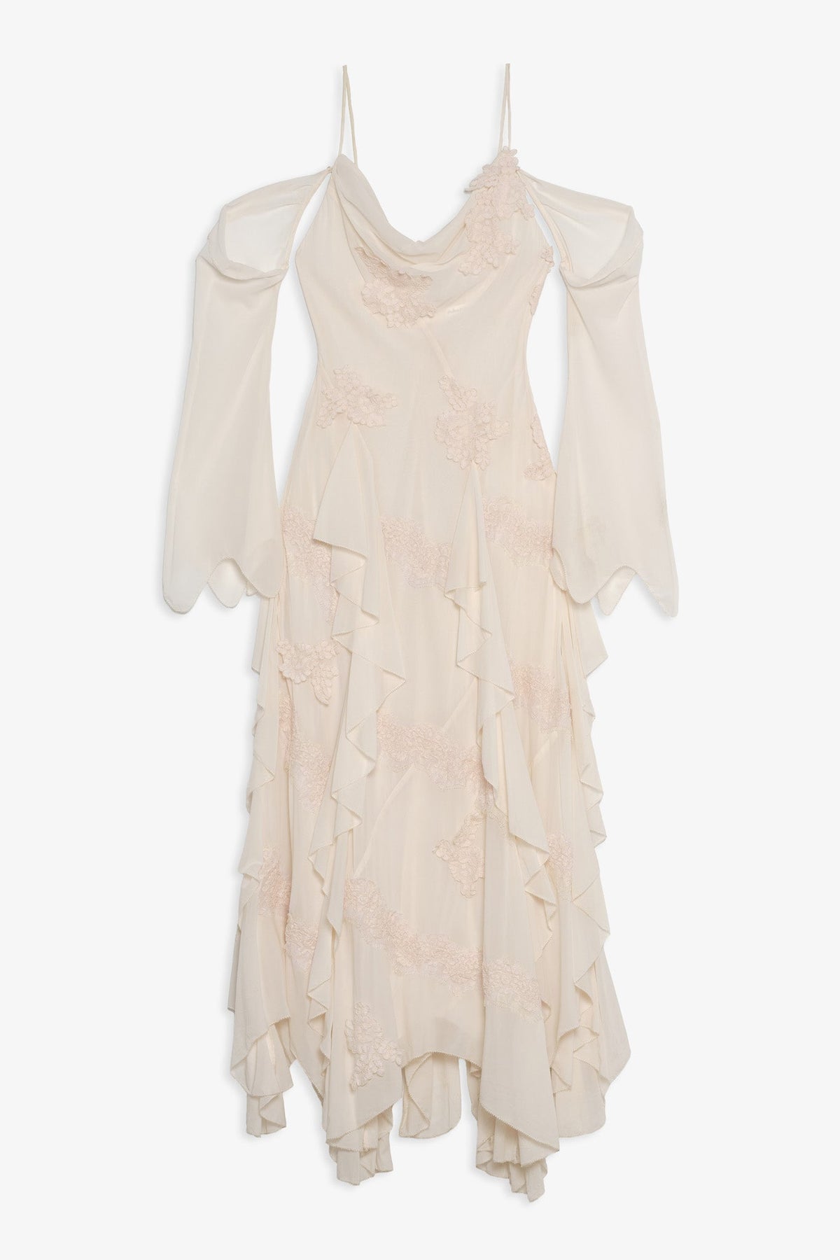 Cherie Maxi Dress - Cream Pink