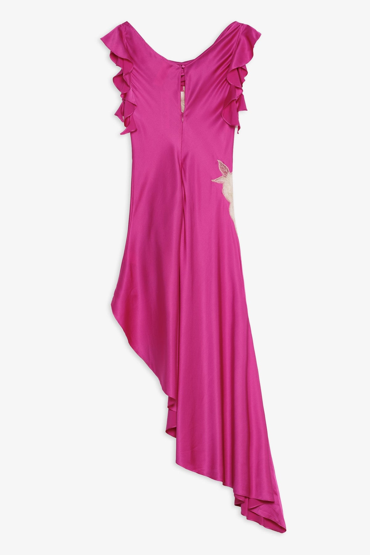 Lani Asymmetrical Dress - Fuchsia