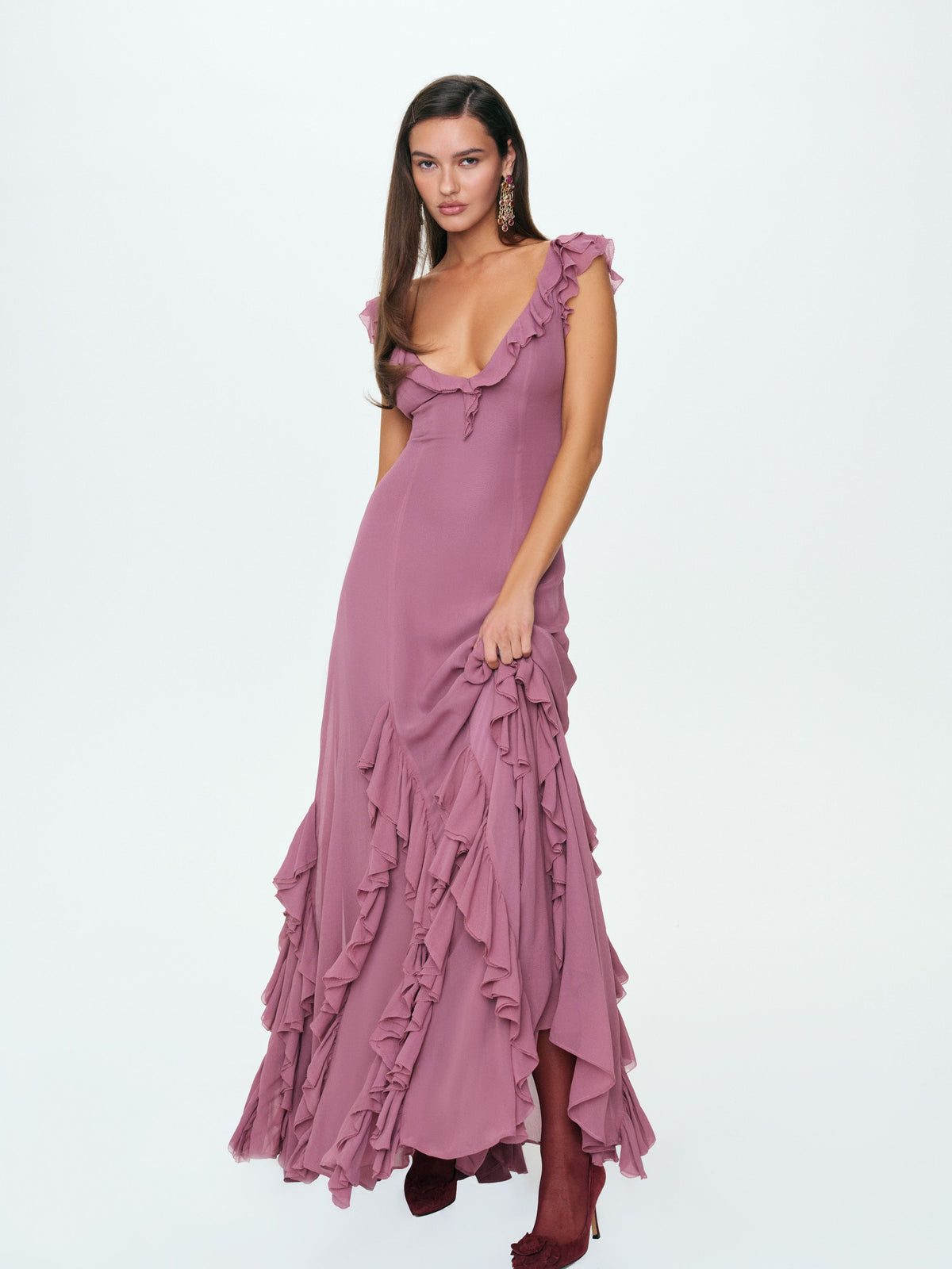 Moonlight Maxi Dress - Plum