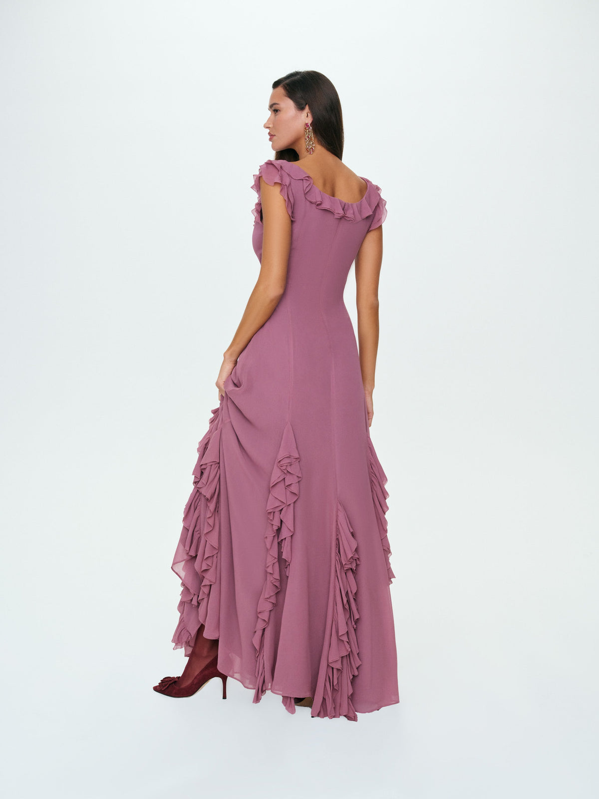 Moonlight Maxi Dress - Plum