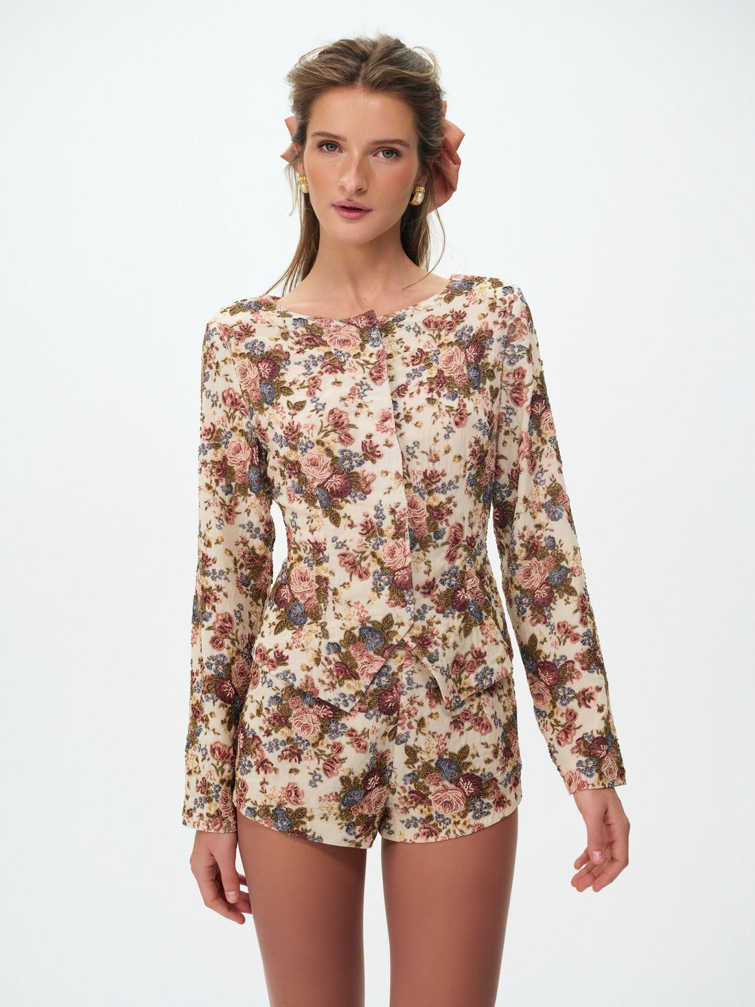 Betsy Floral Beaded Jacket