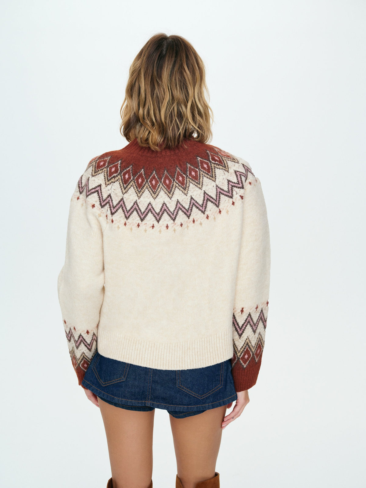 Fair Isle Sweater - Tan