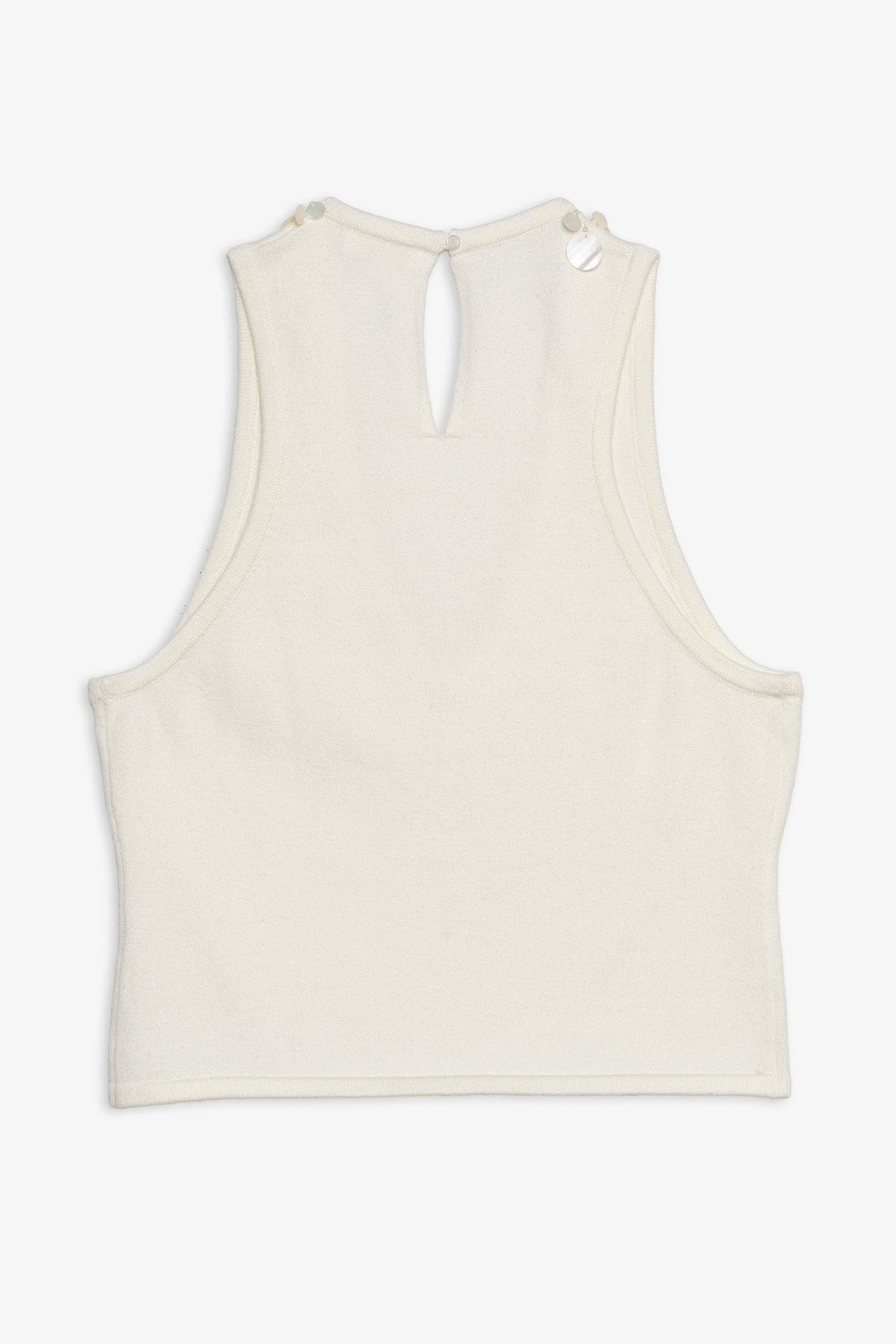 Seashell Knit Top - Cream