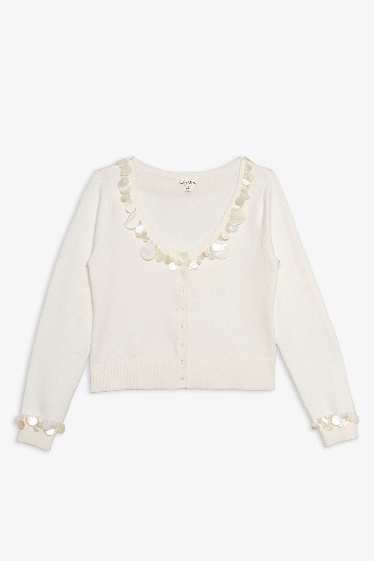 Seashell Cardigan - Cream