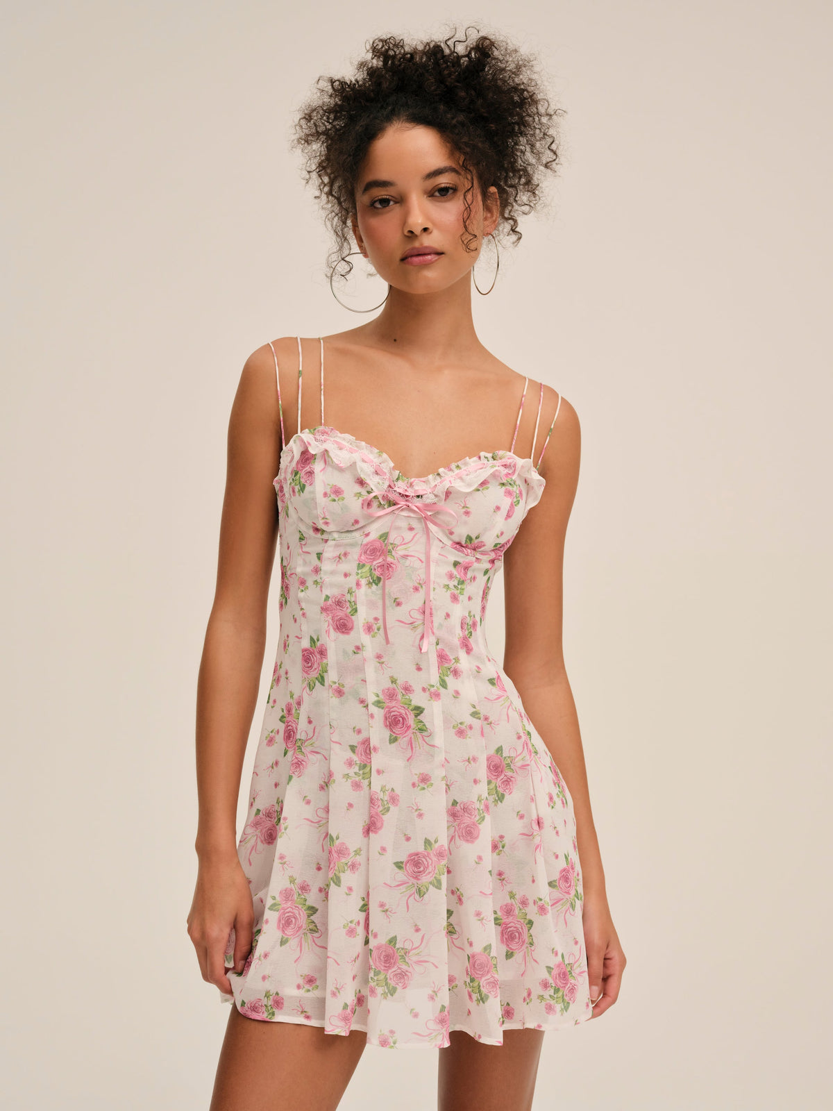 Kate Mini Dress - Pink