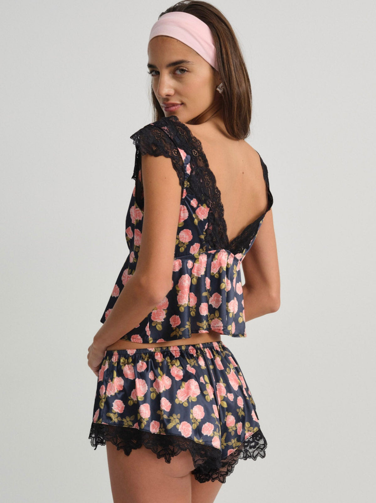 Kayla Sleep Top - Navy