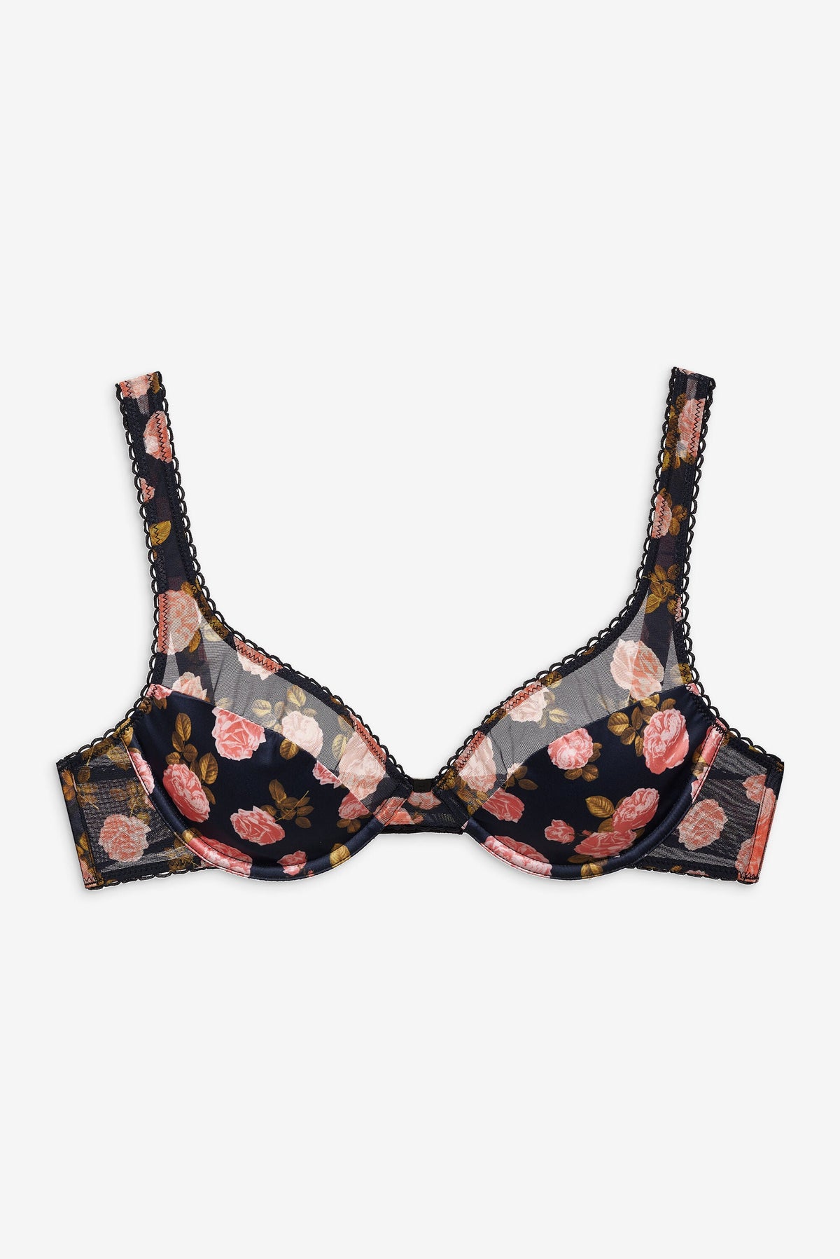 Kayla Underwire Bra - Navy