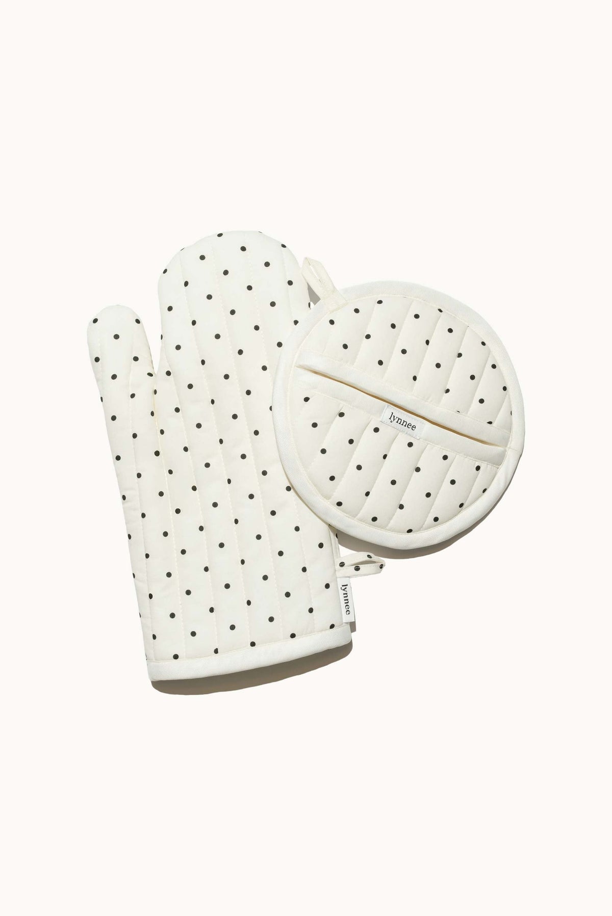 Lady Dot Oven Mitt & Pot Holder Set - lady-dot-oven-mitt-pot-holder-set
