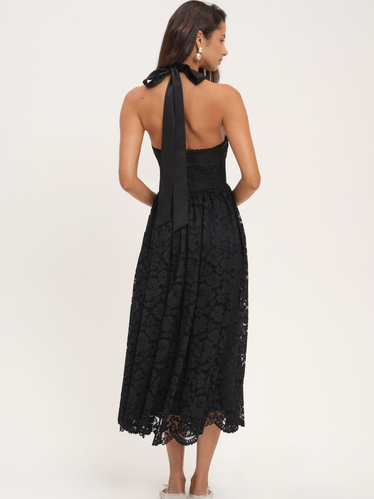 Lakeside Midi Dress - Black