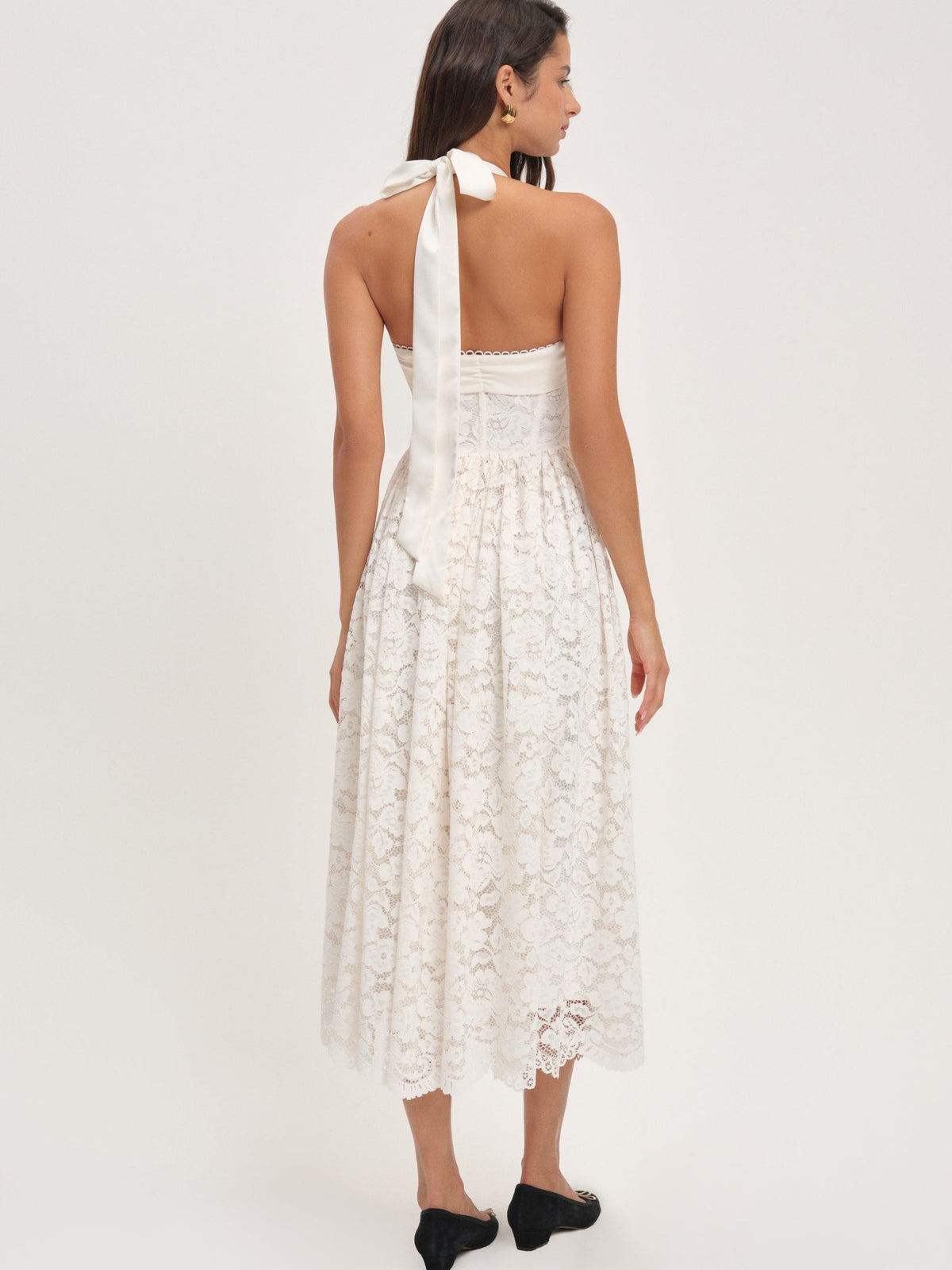 Lakeside Midi Dress - Cream