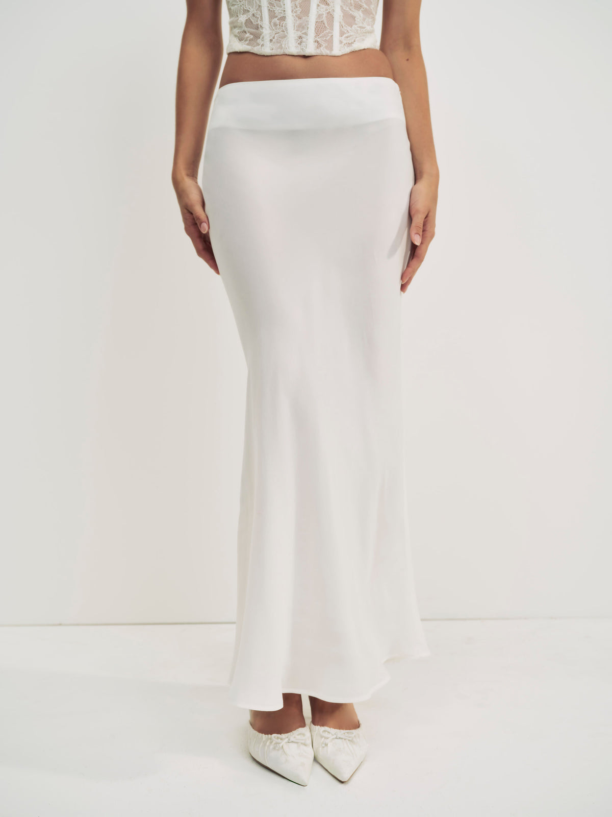 Lena Maxi Skirt - Cream
