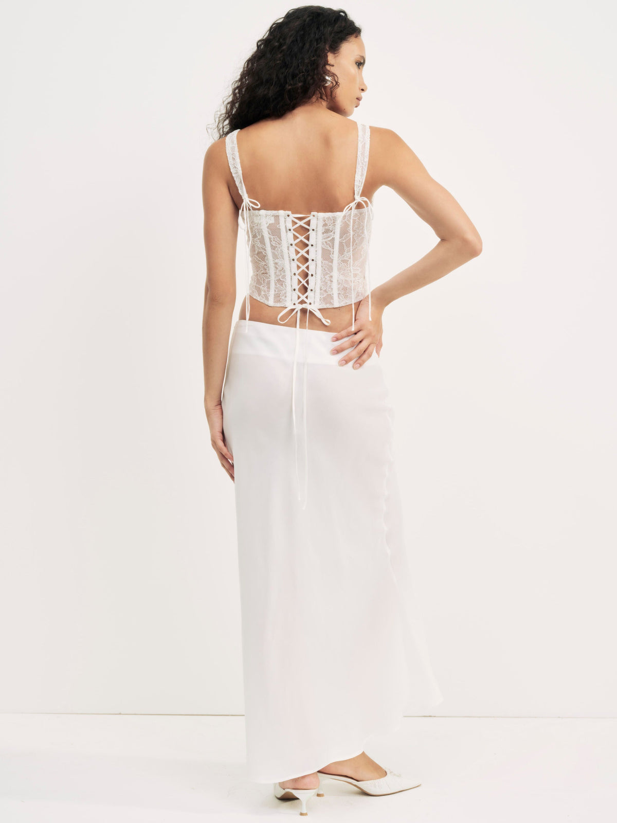 Lena Maxi Skirt - Cream